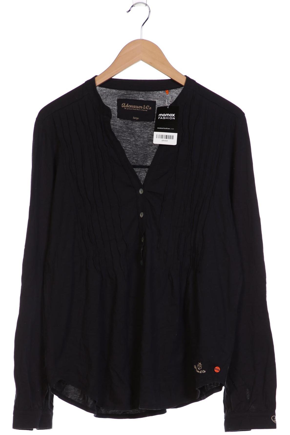 

Adenauer & Co Damen Langarmshirt, marineblau, Gr. 42