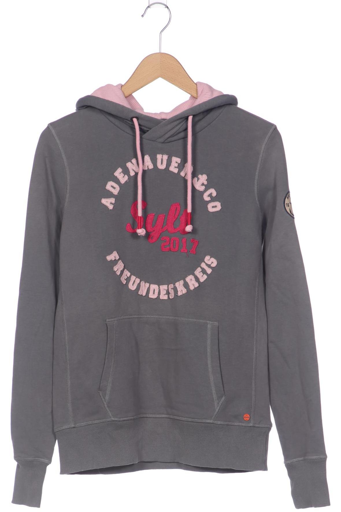 

Adenauer & Co Damen Kapuzenpullover, grau, Gr. 42