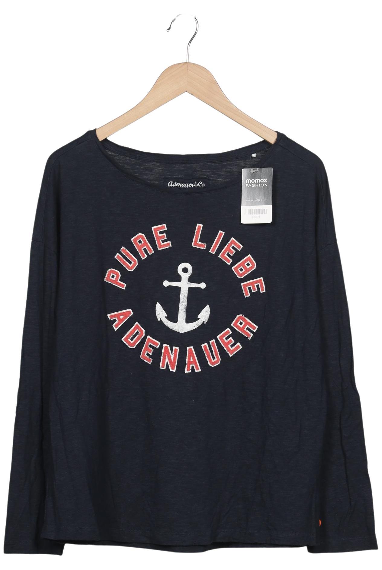 

Adenauer & Co Damen Langarmshirt, marineblau, Gr. 42