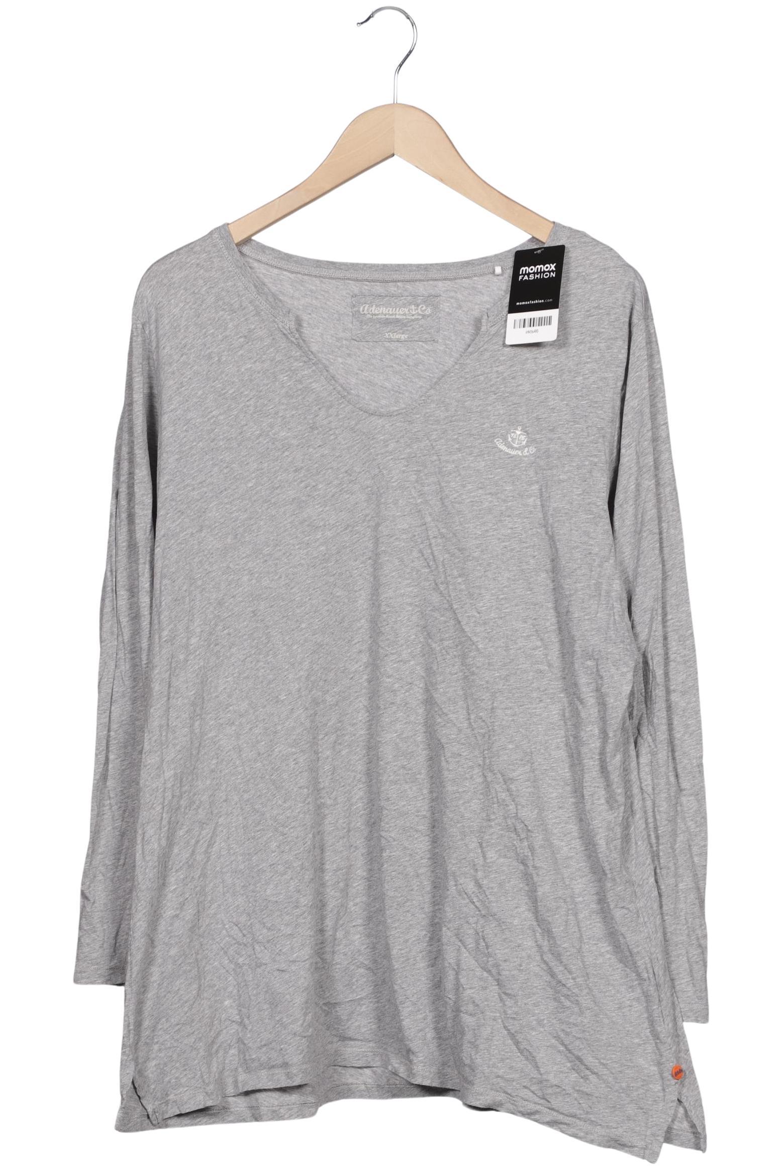 

Adenauer & Co Damen Langarmshirt, grau, Gr. 46