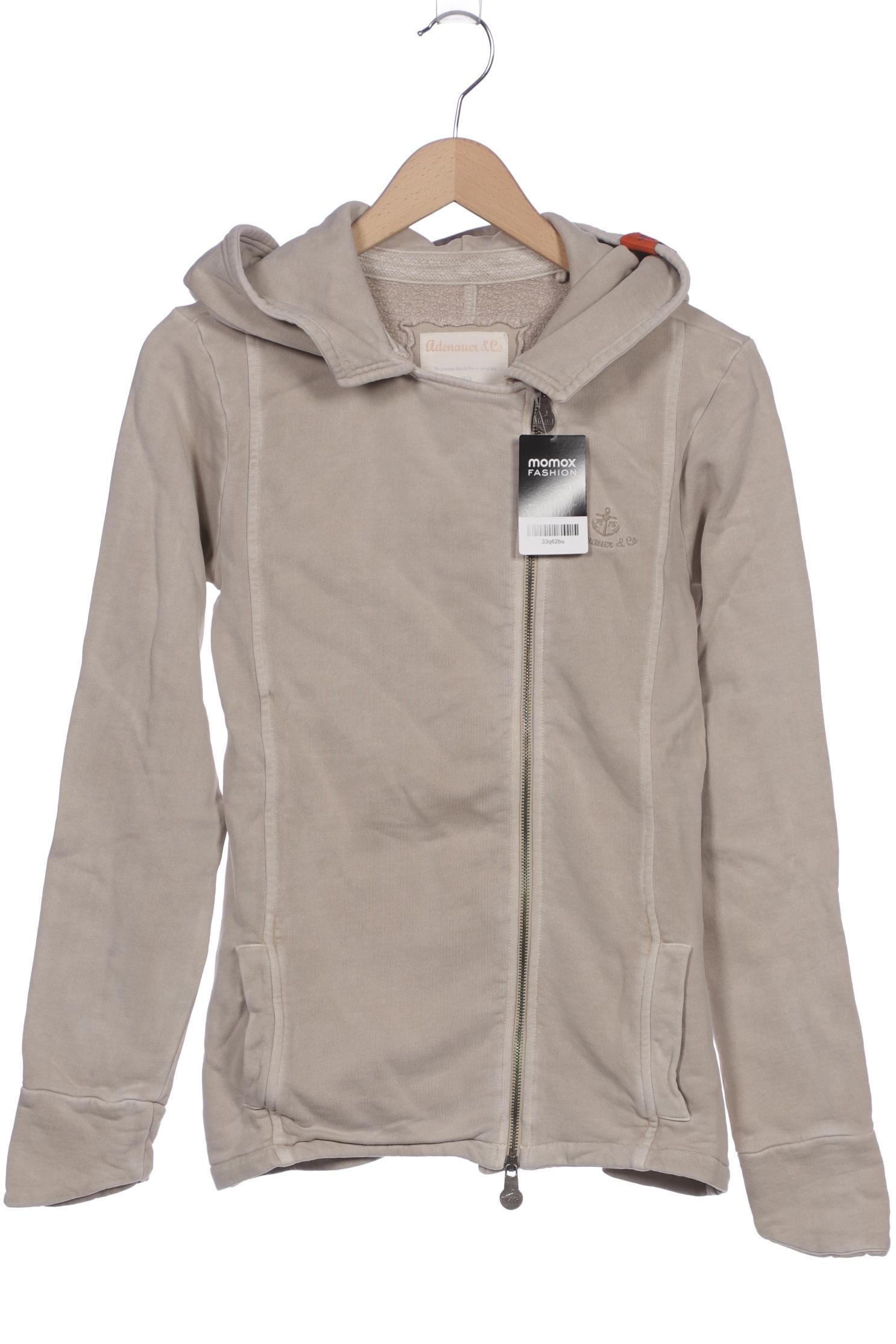 

Adenauer & Co Damen Kapuzenpullover, beige, Gr. 38