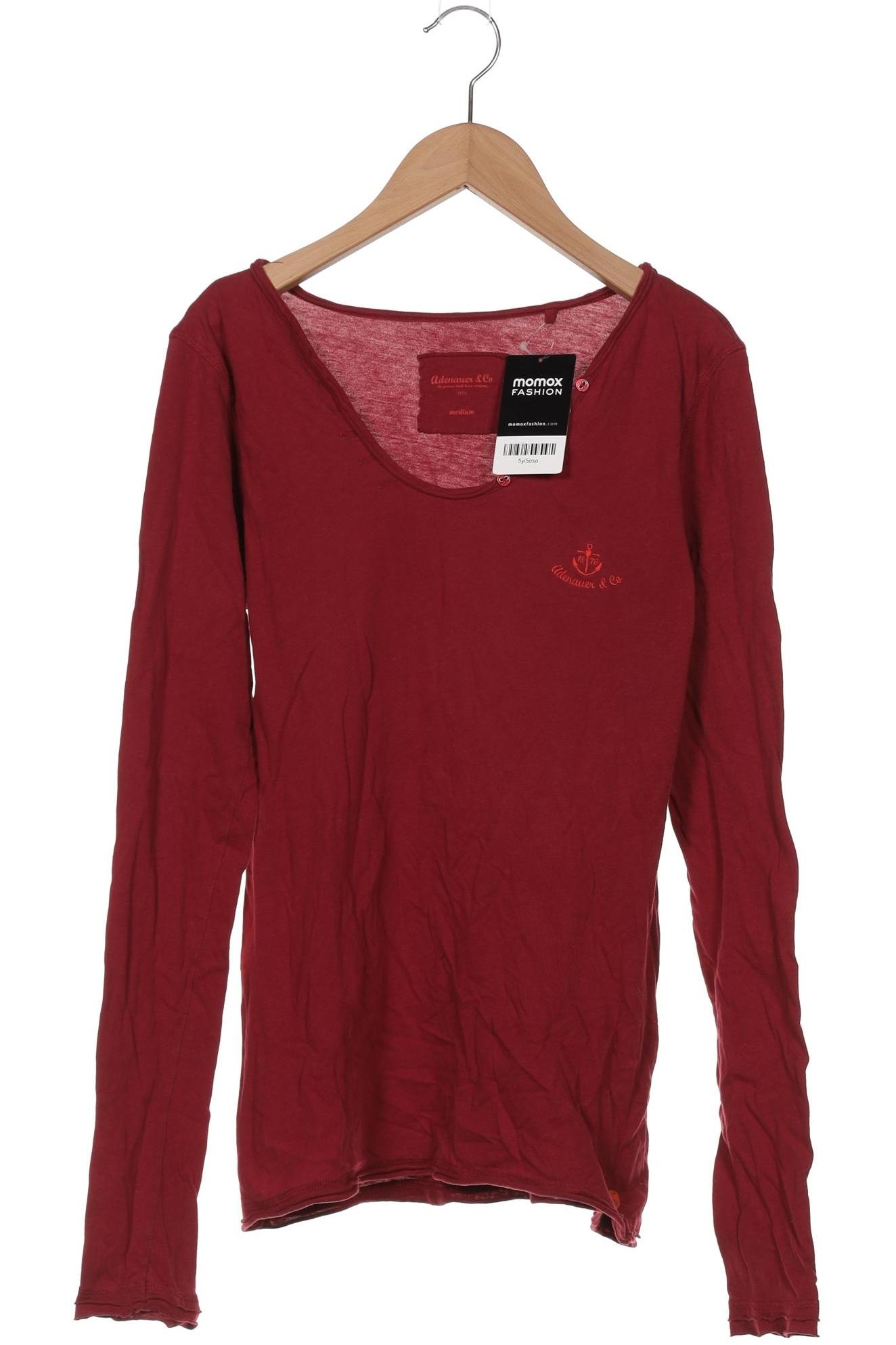 

Adenauer & Co Damen Langarmshirt, bordeaux, Gr. 38