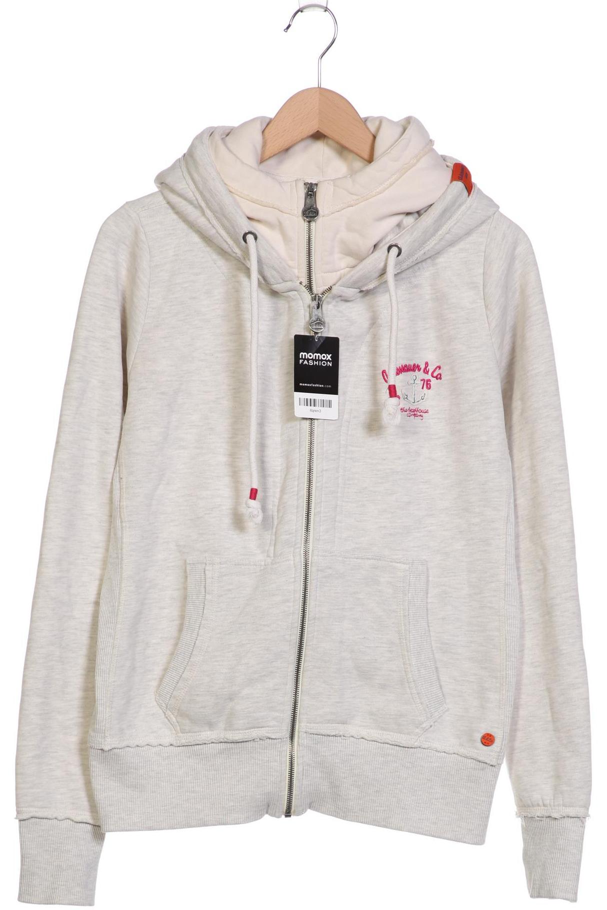 

Adenauer & Co Damen Kapuzenpullover, grau, Gr. 44