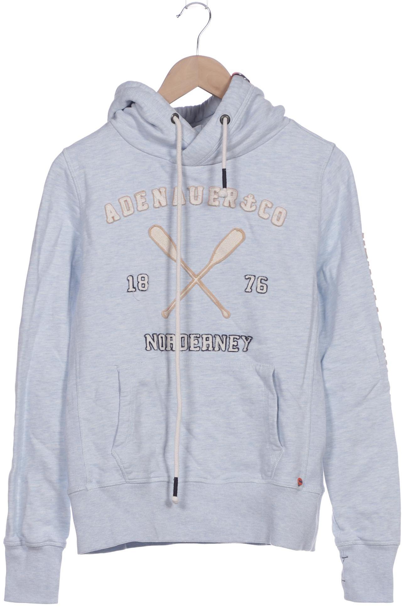

Adenauer & Co Damen Kapuzenpullover, hellblau, Gr. 38