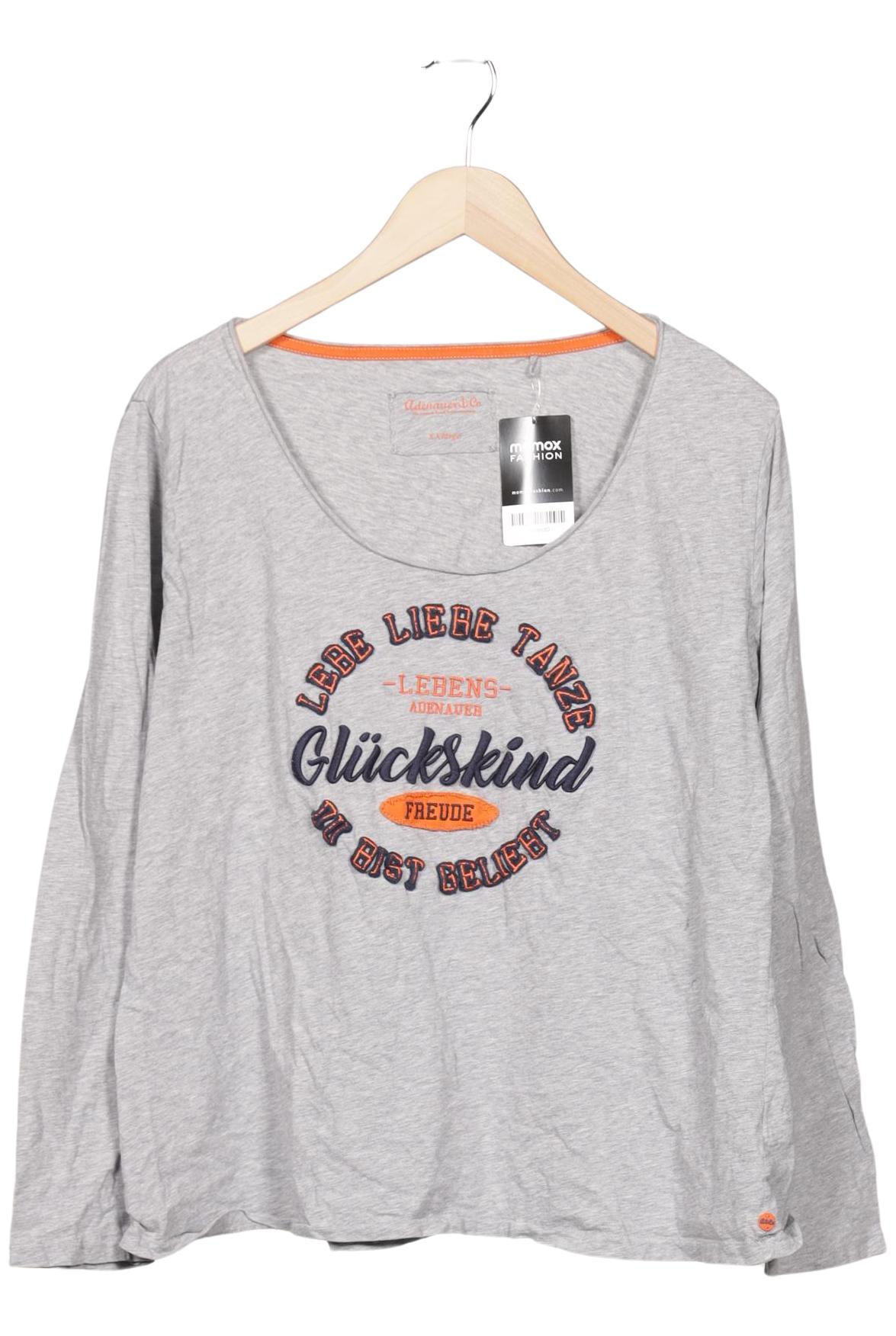 

Adenauer & Co Damen Langarmshirt, grau, Gr. 46