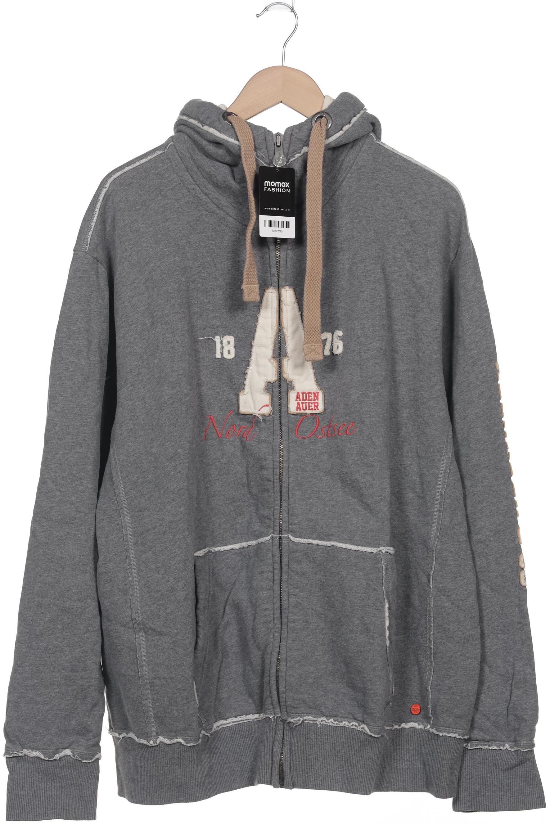 

Adenauer & Co Damen Kapuzenpullover, grau, Gr. 46
