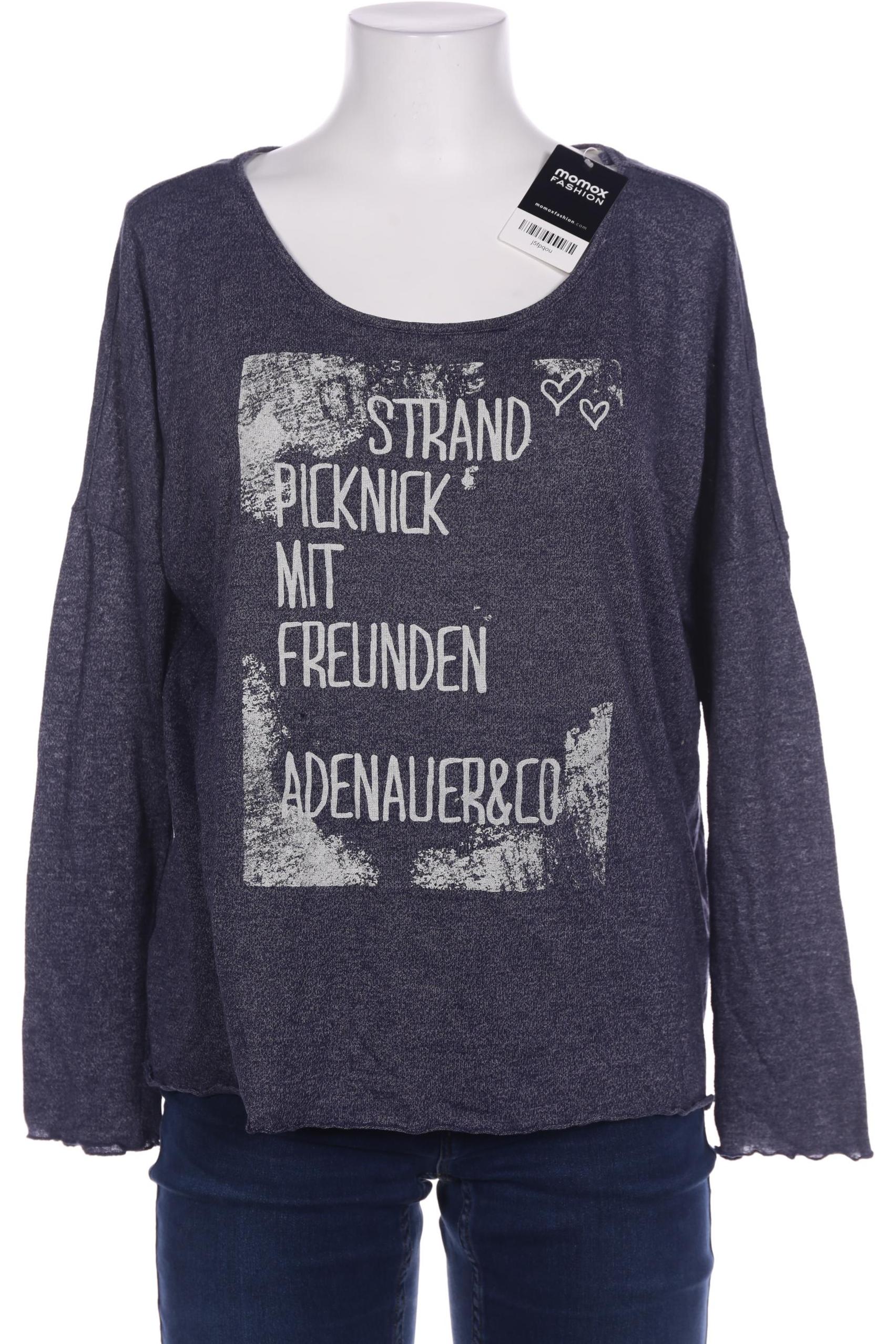 

Adenauer & Co Damen Langarmshirt, marineblau, Gr. 38