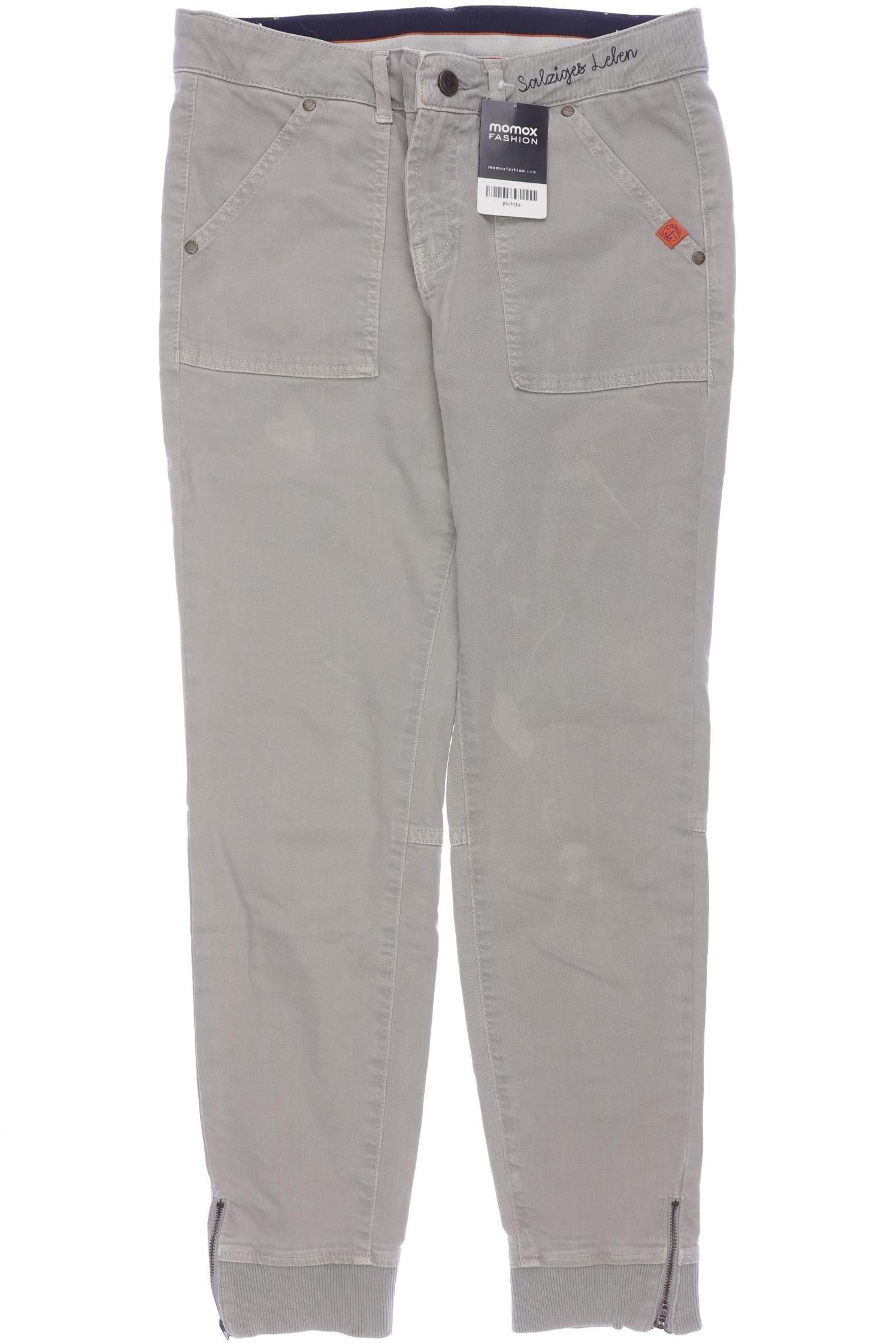 

Adenauer & Co Damen Jeans, beige, Gr. 29