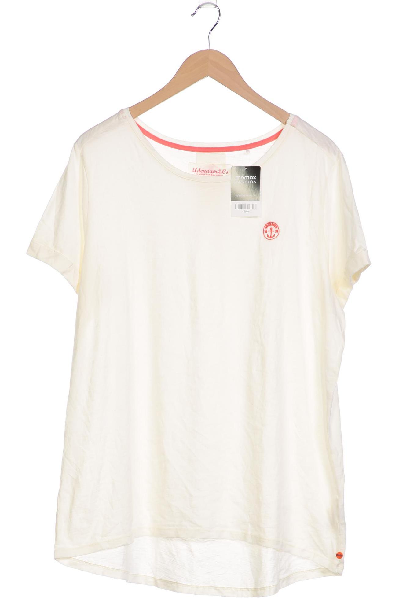 

Adenauer & Co Damen T-Shirt, cremeweiß, Gr. 44