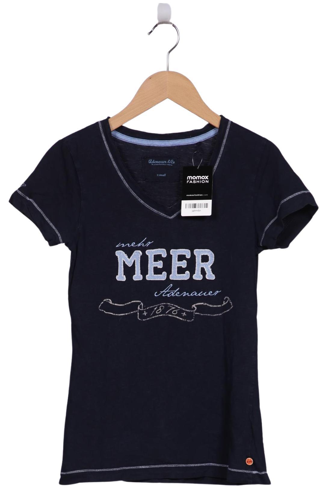 

Adenauer & Co Damen T-Shirt, marineblau, Gr. 34