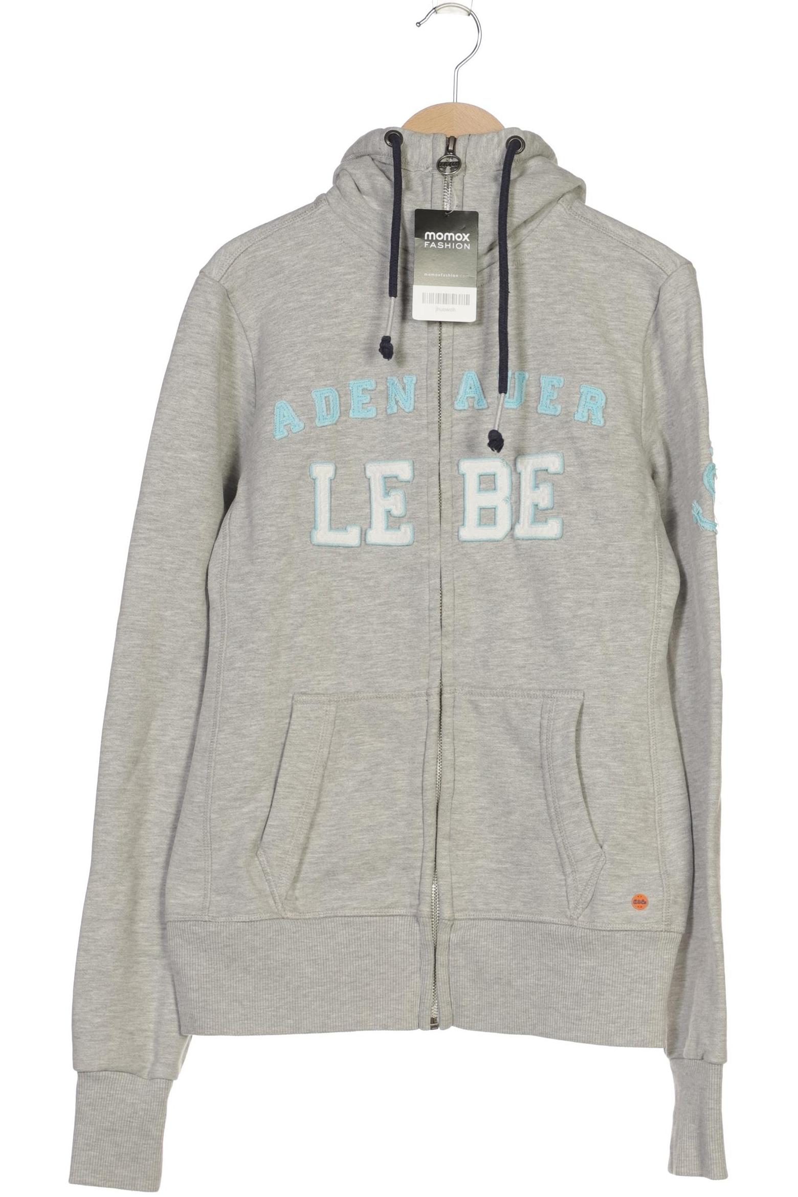 

Adenauer & Co Damen Kapuzenpullover, grau, Gr. 36