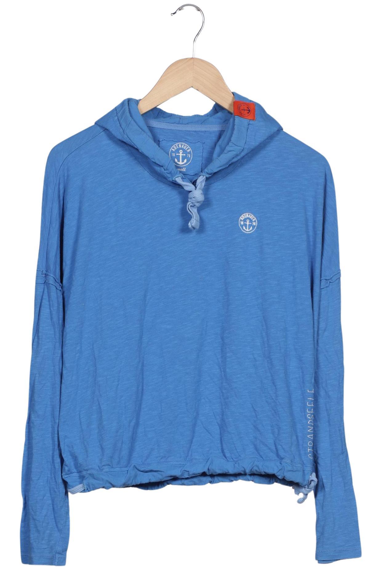 

Adenauer & Co Damen Kapuzenpullover, blau, Gr. 36