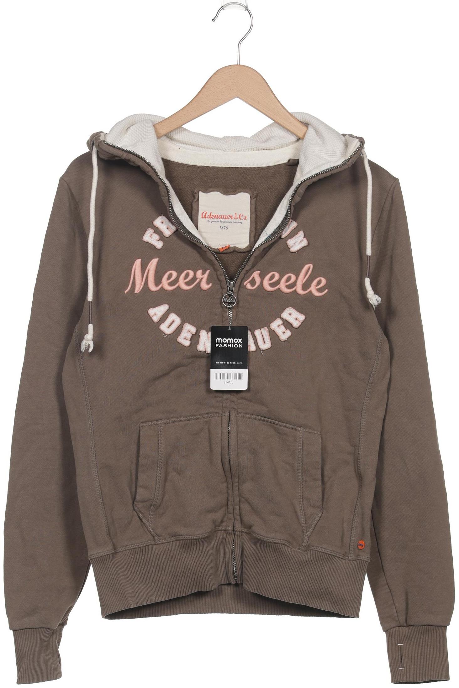 

Adenauer & Co Damen Kapuzenpullover, braun, Gr. 38