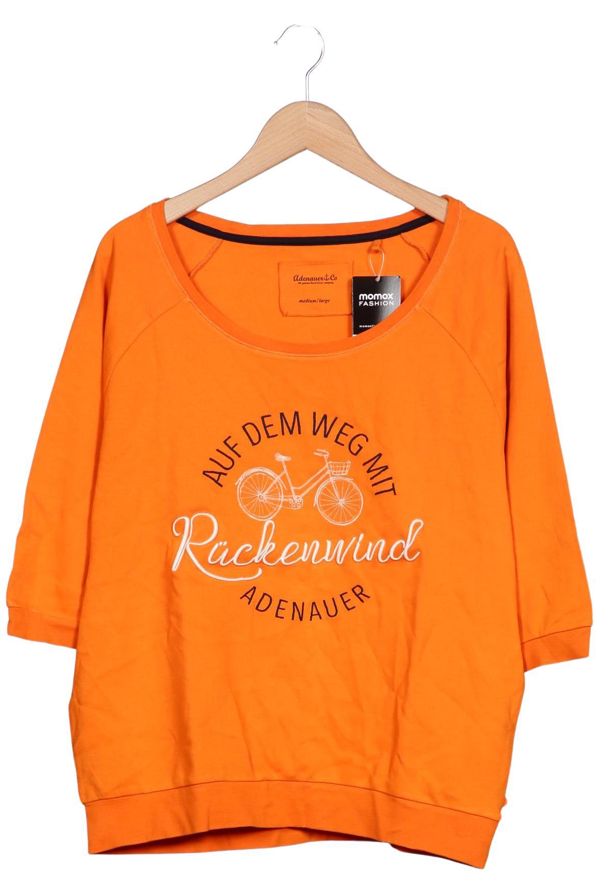 

Adenauer & Co Damen Sweatshirt, orange, Gr. 38