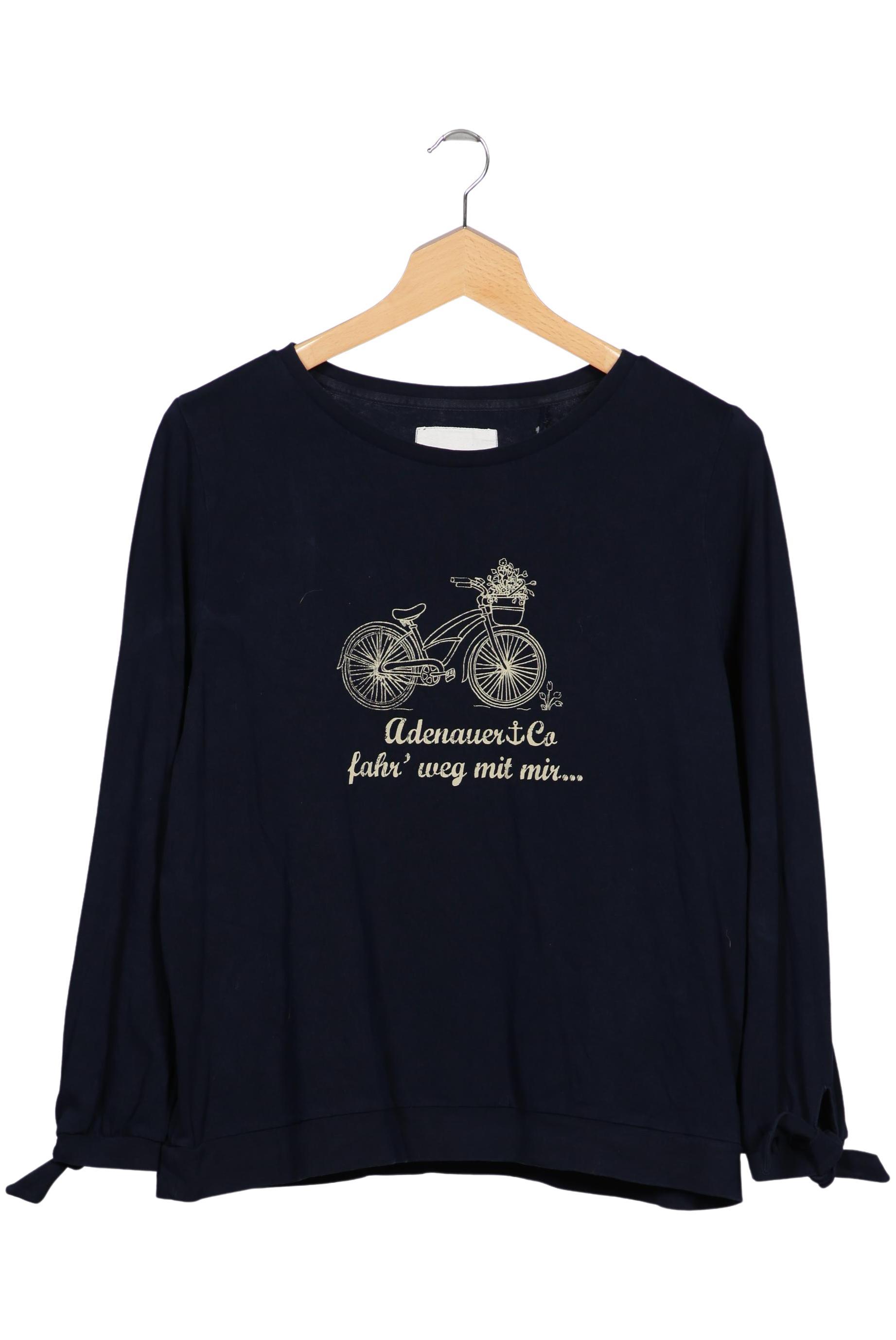 

Adenauer & Co Damen Langarmshirt, marineblau, Gr. 46