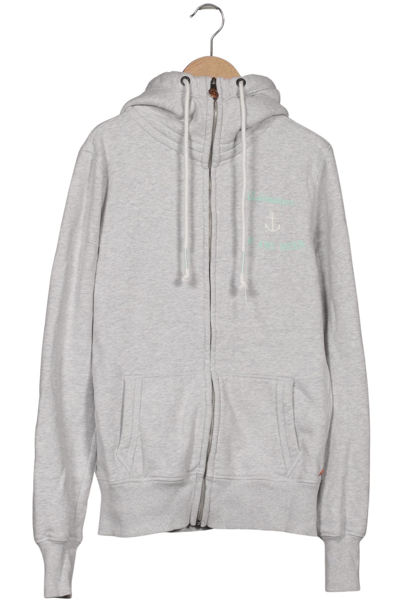 

Adenauer & Co Damen Kapuzenpullover, grau, Gr. 42