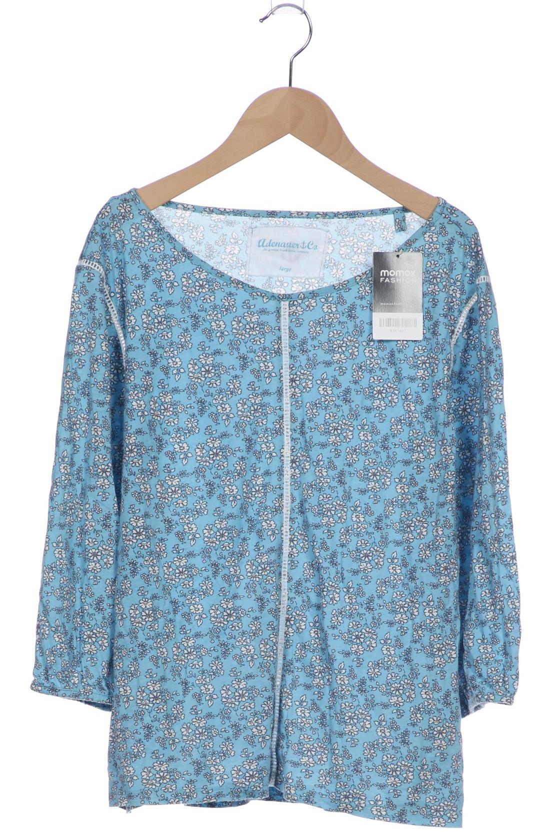 

Adenauer & Co Damen Langarmshirt, blau, Gr. 42