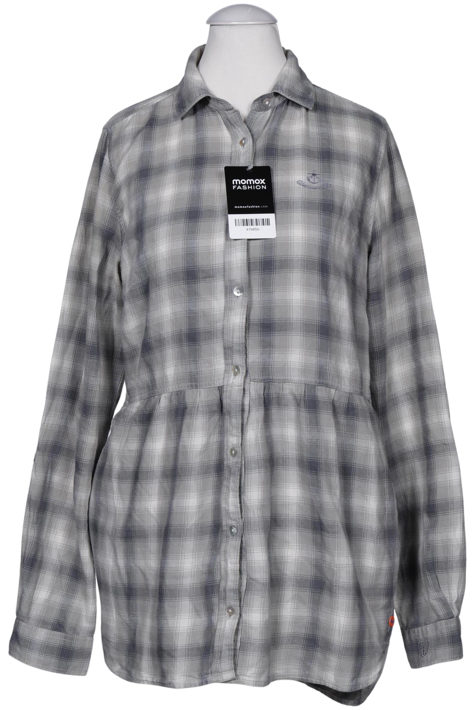

Adenauer & Co Damen Bluse, grau, Gr. 34