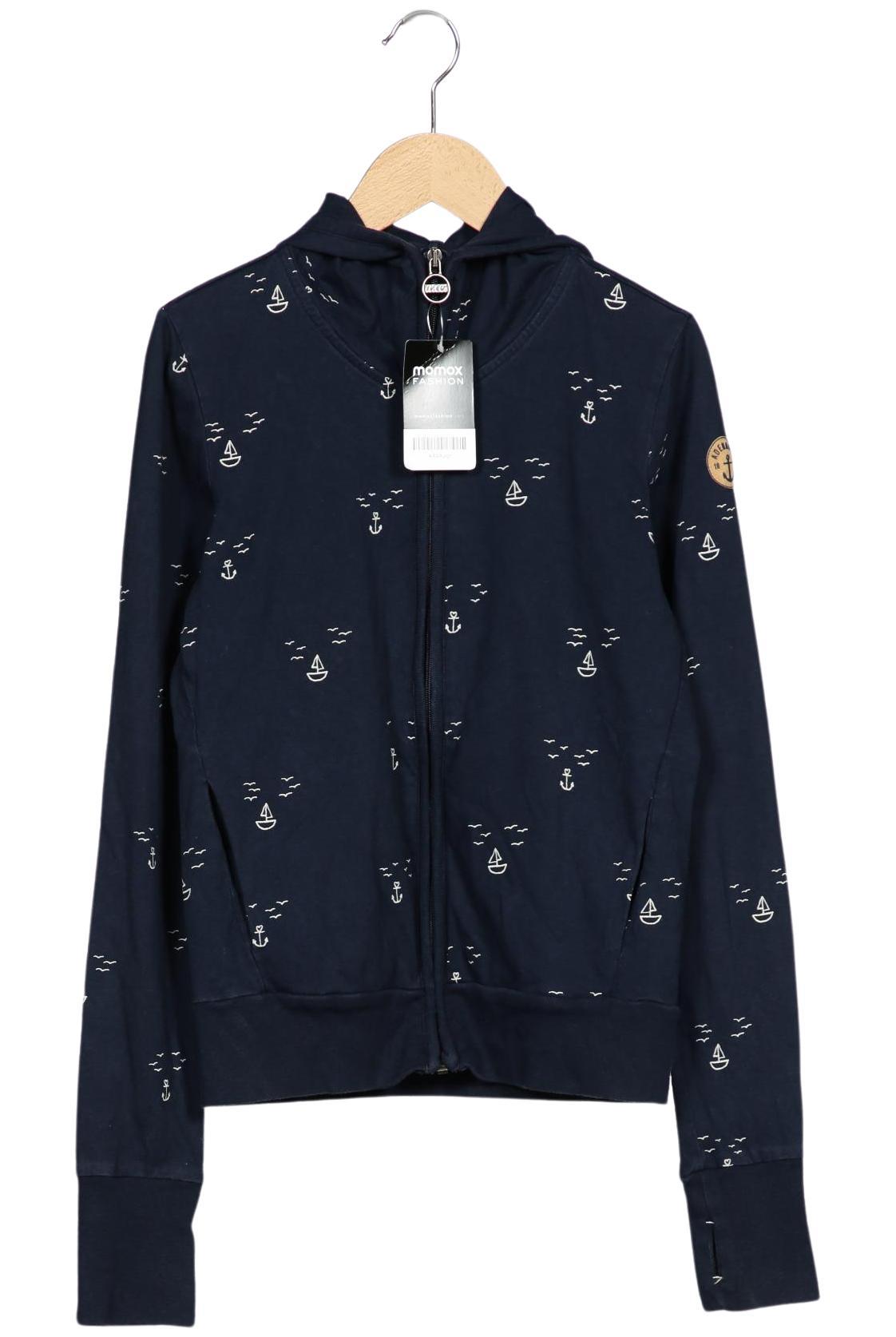 

Adenauer & Co Damen Kapuzenpullover, marineblau, Gr. 36