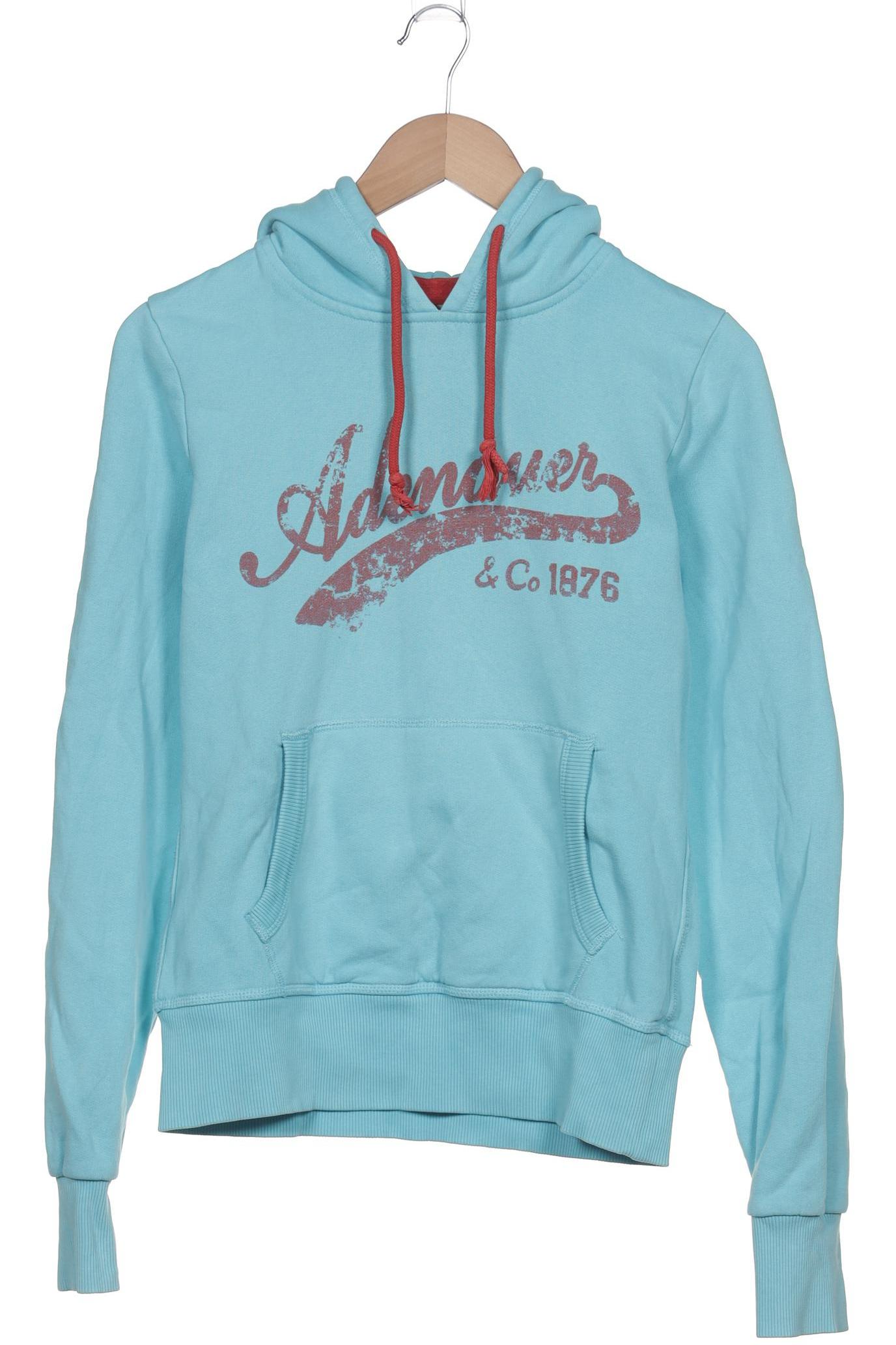 

Adenauer & Co Damen Kapuzenpullover, hellblau, Gr. 38