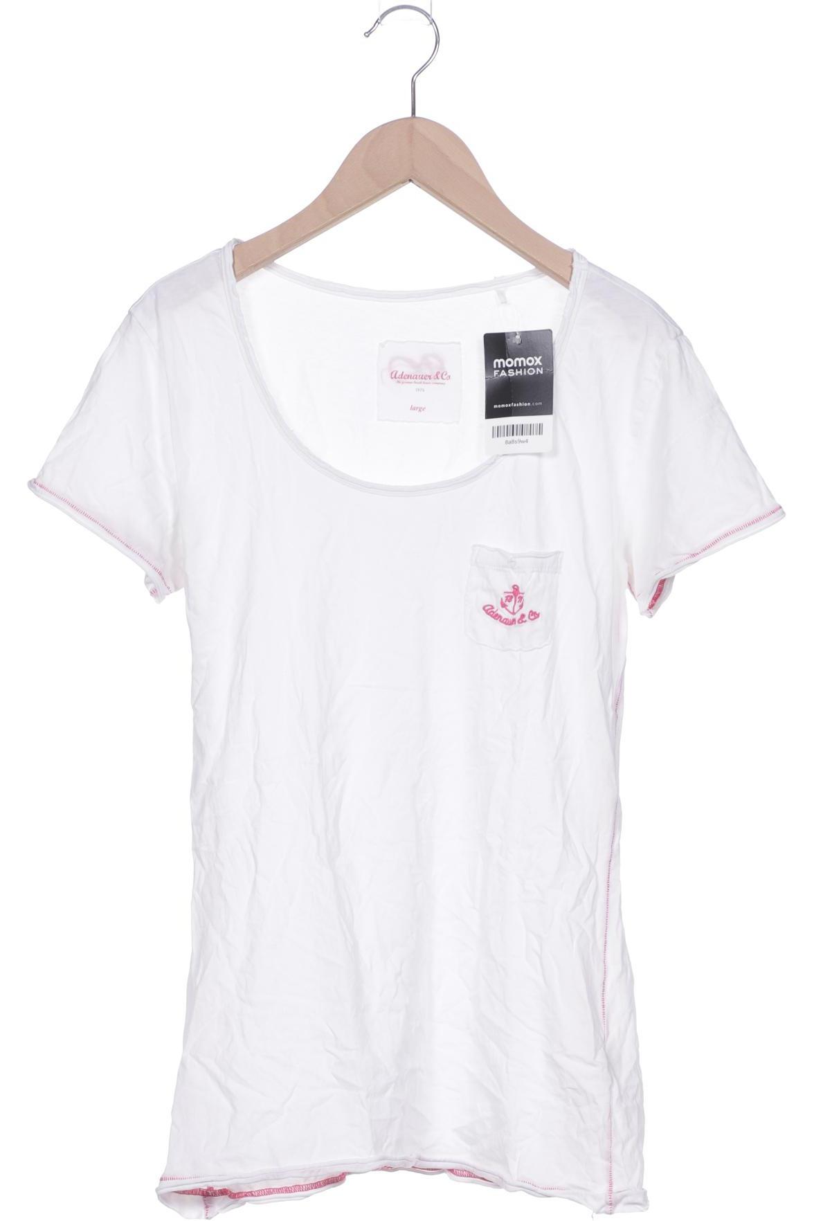 

Adenauer & Co Damen T-Shirt, weiß, Gr. 42