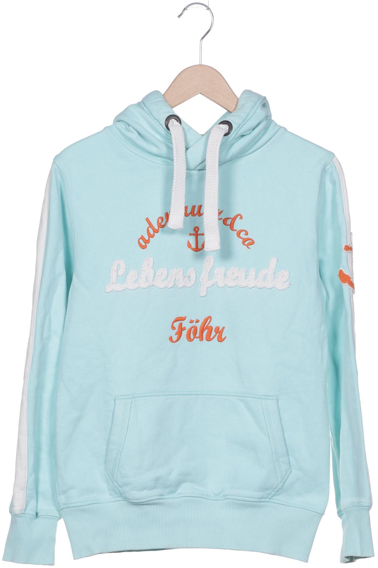 

Adenauer & Co Damen Kapuzenpullover, türkis, Gr. 36