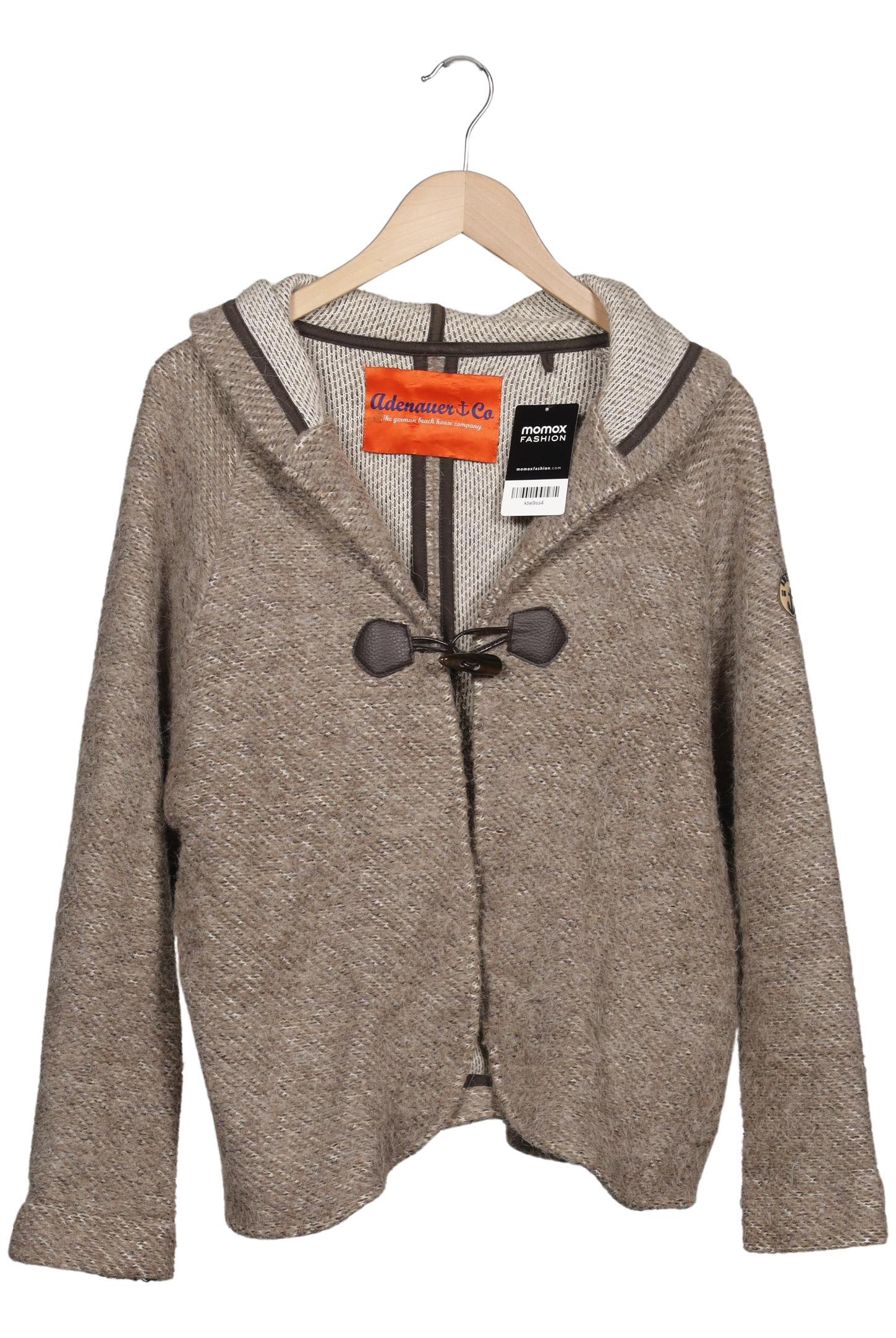 

Adenauer & Co Damen Strickjacke, beige, Gr. 34