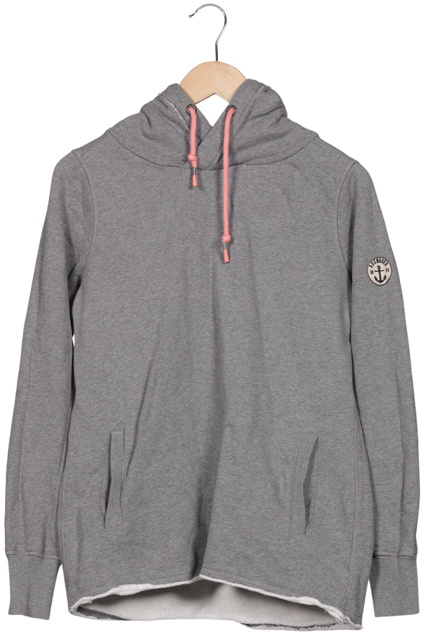 

Adenauer & Co Damen Kapuzenpullover, grau, Gr. 38