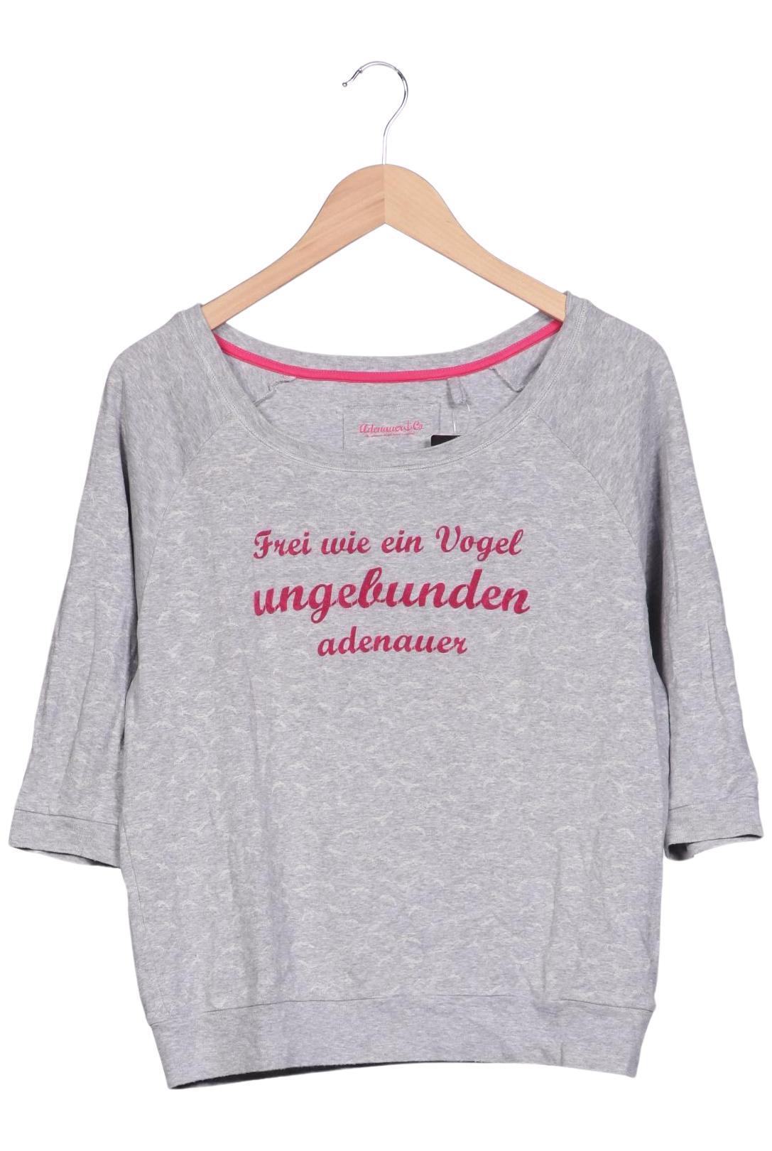 

Adenauer & Co Damen Langarmshirt, grau, Gr. 34