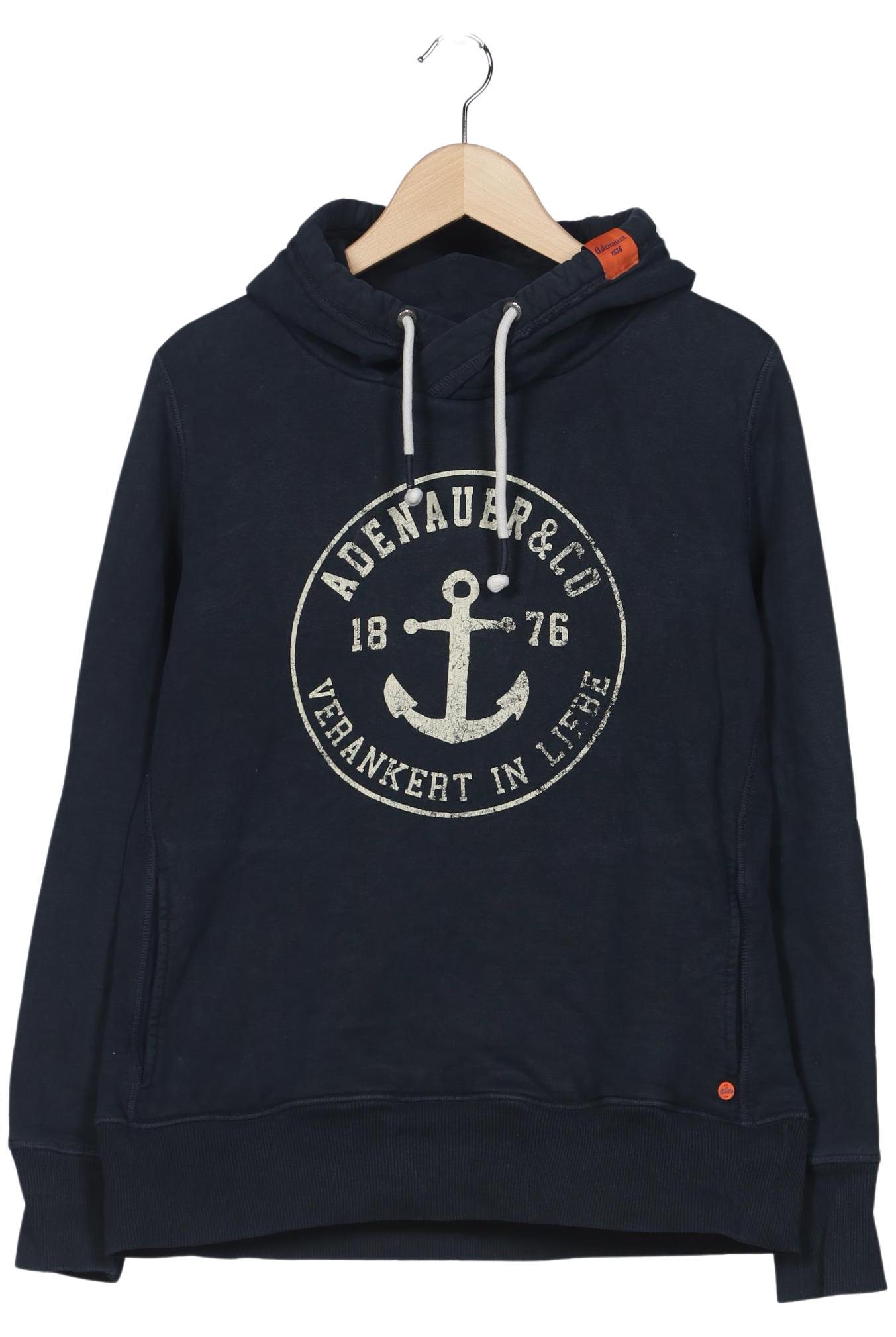 

Adenauer & Co Damen Kapuzenpullover, marineblau, Gr. 42