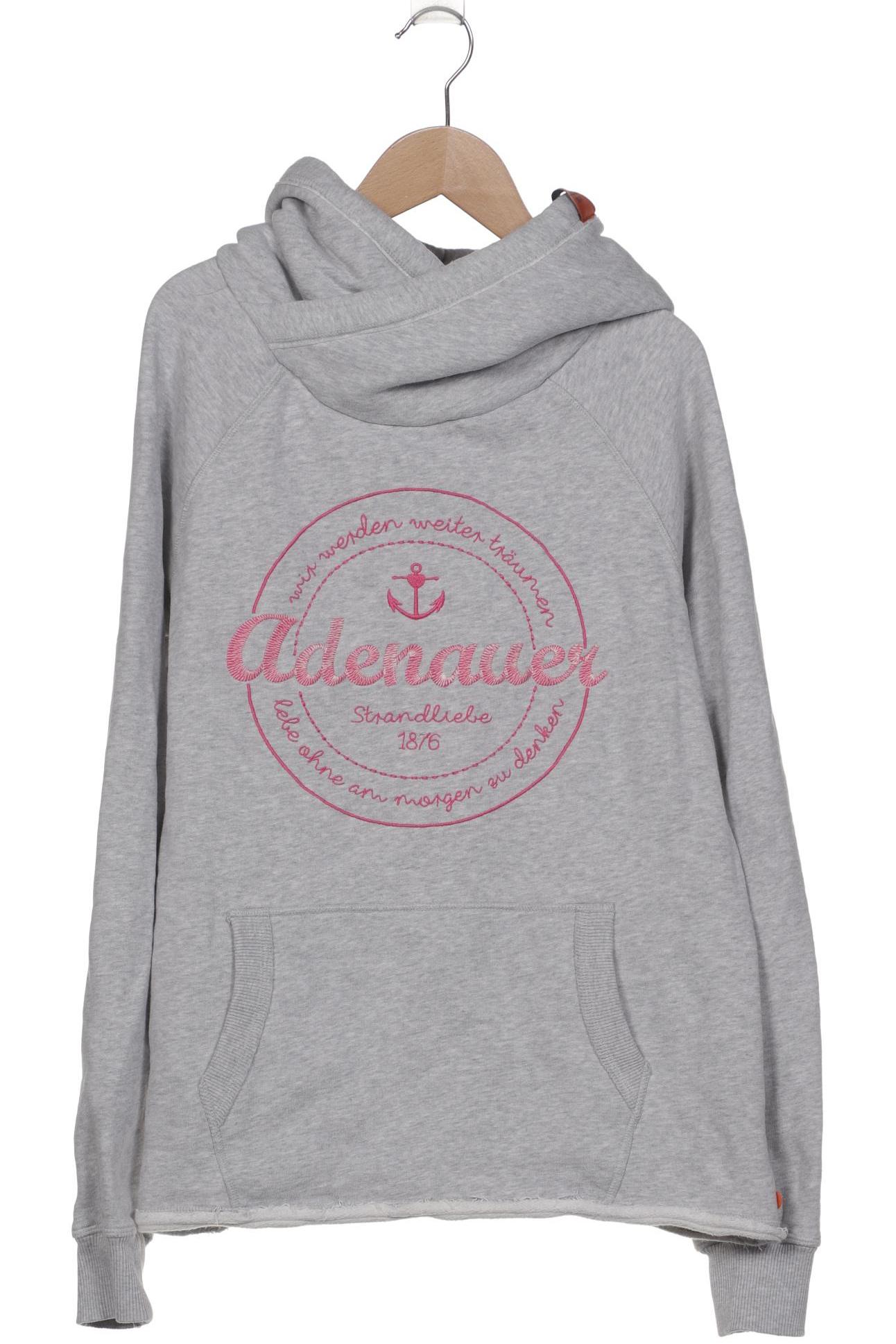 

Adenauer & Co Damen Kapuzenpullover, grau, Gr. 36