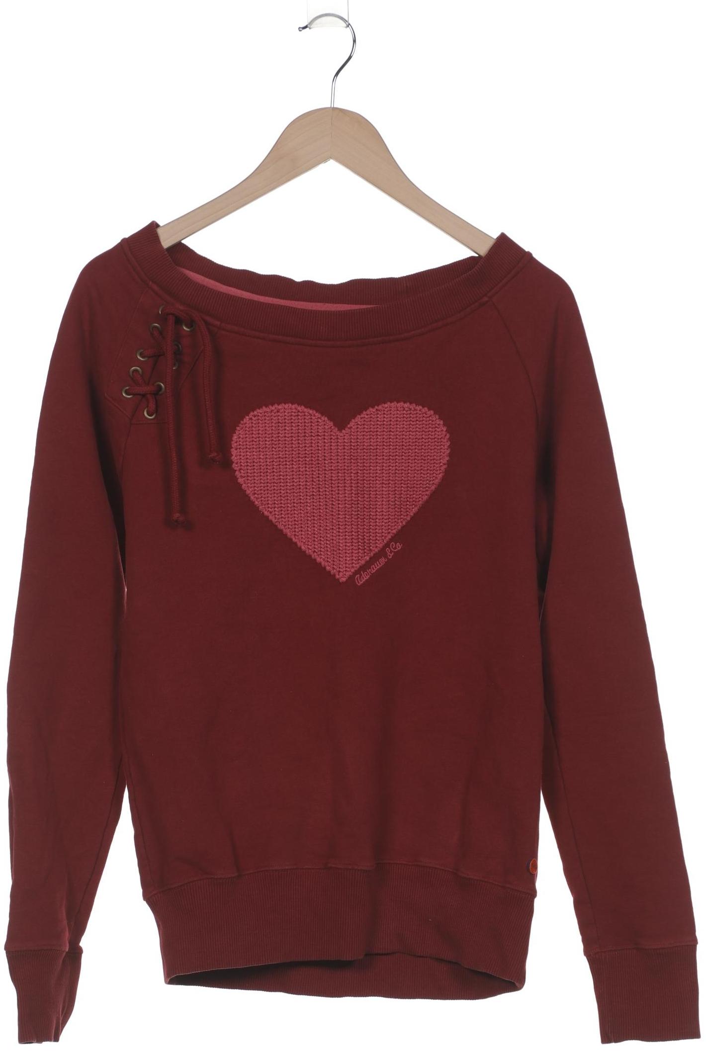 

Adenauer & Co Damen Sweatshirt, bordeaux, Gr. 38