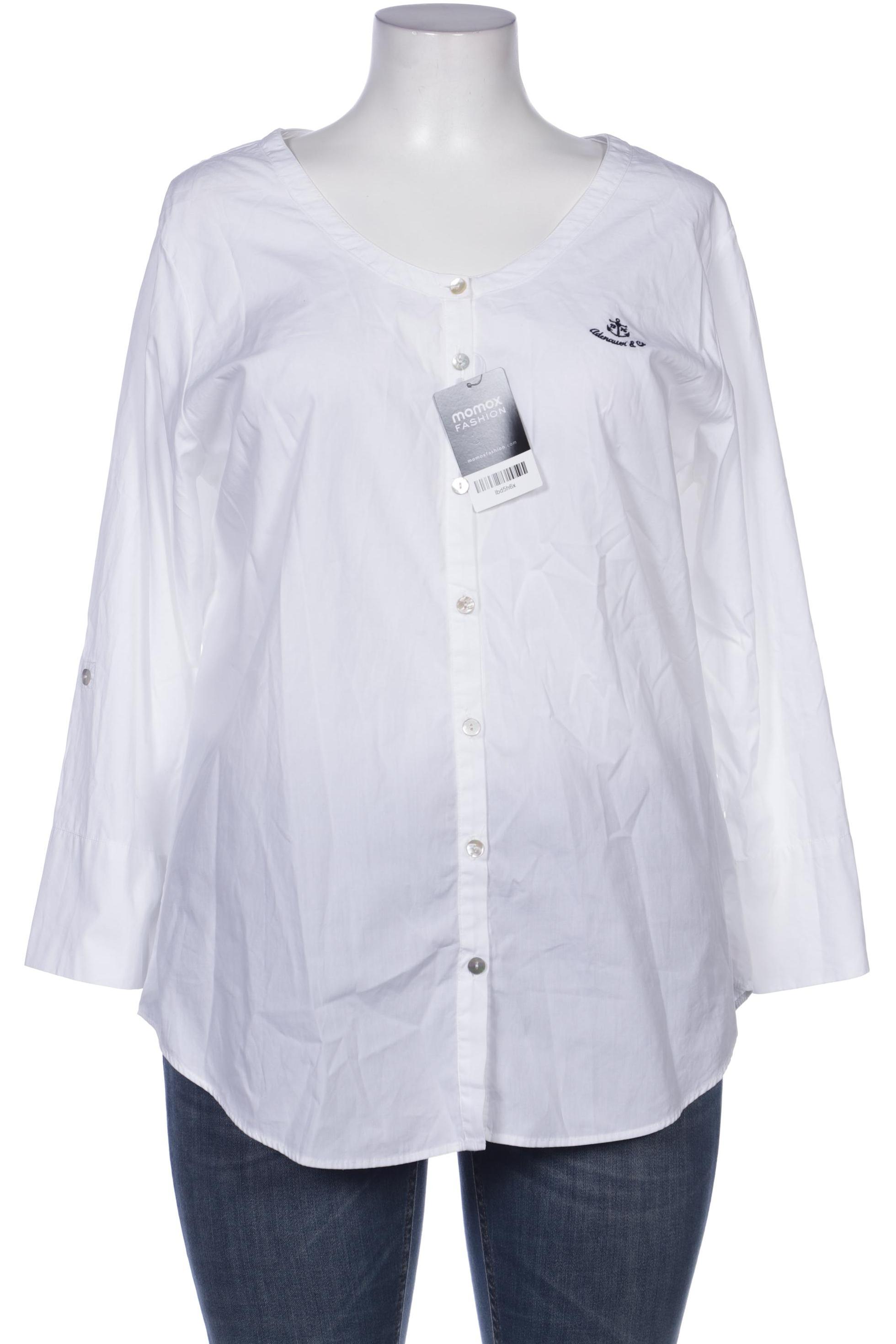 

Adenauer & Co Damen Bluse, weiß, Gr. 44