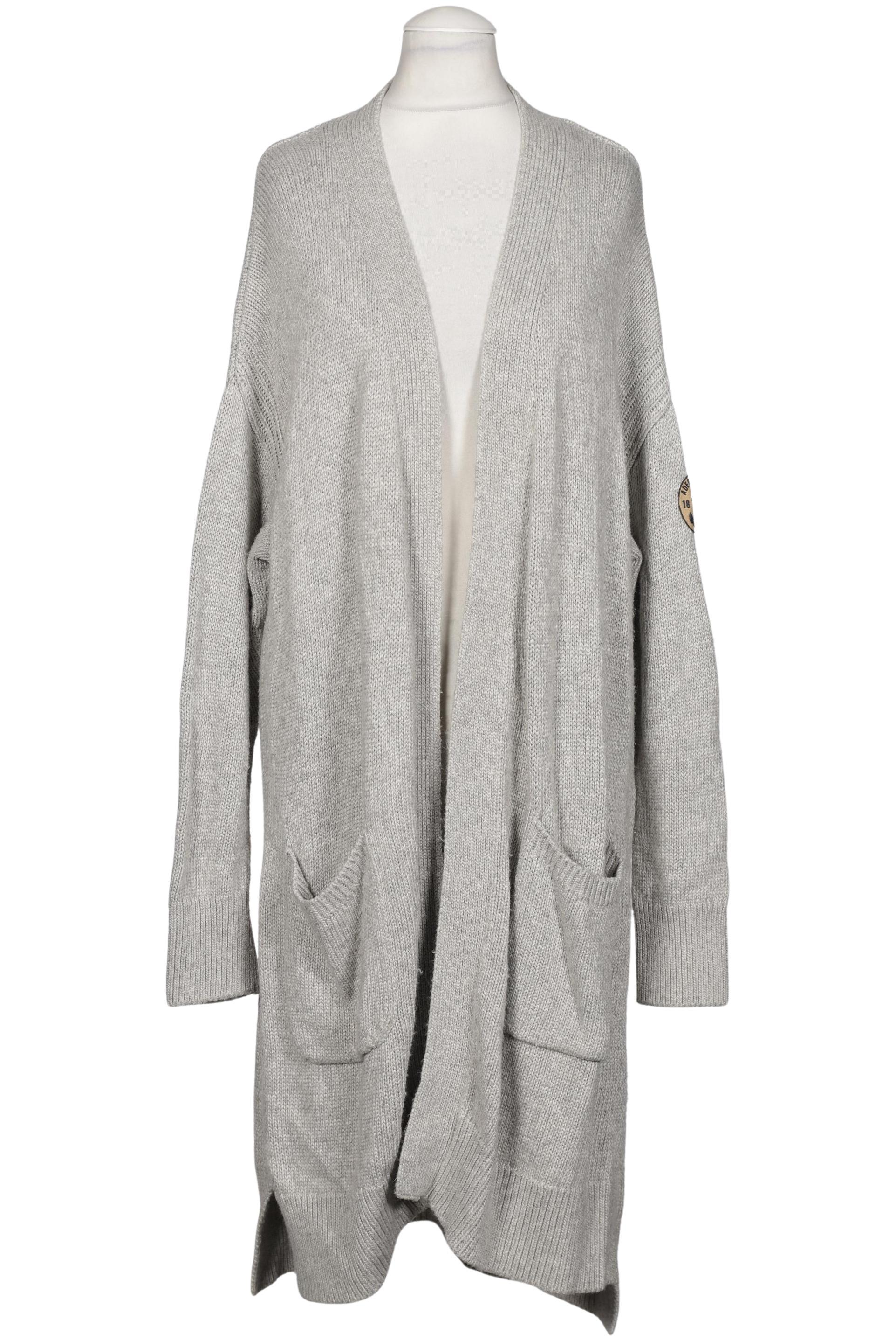 

Adenauer & Co Damen Strickjacke, grau, Gr. 34