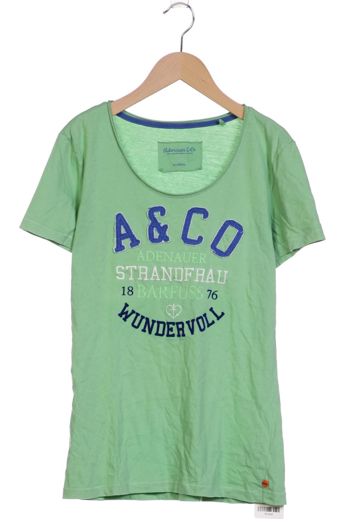 

Adenauer & Co Damen T-Shirt, hellgrün, Gr. 38