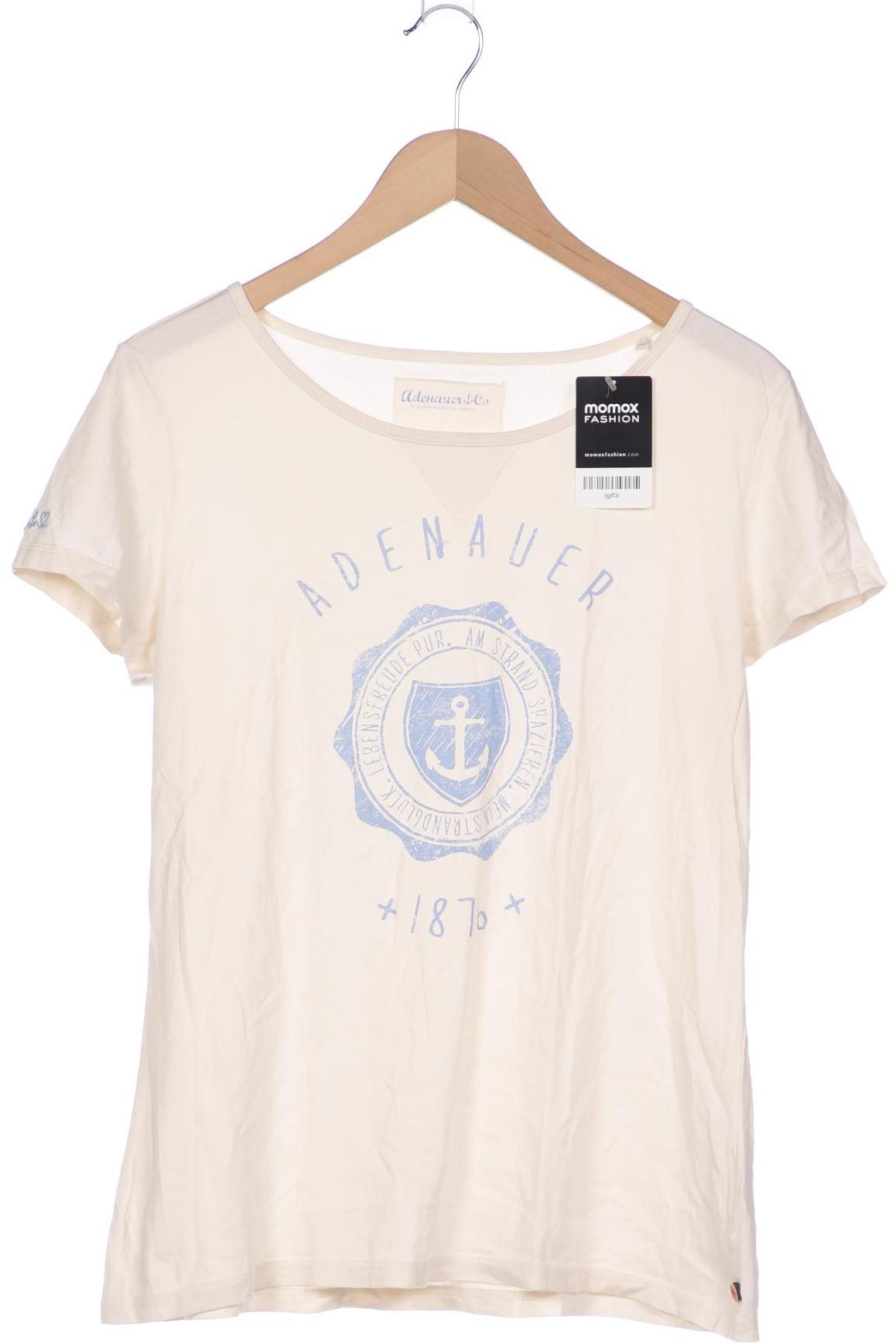 

Adenauer & Co Damen T-Shirt, cremeweiß, Gr. 44