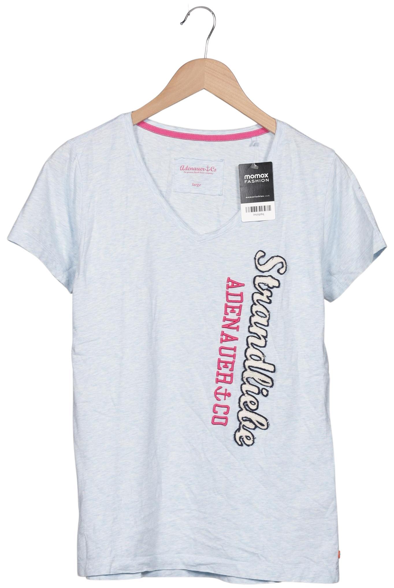 

Adenauer & Co Damen T-Shirt, hellblau, Gr. 42