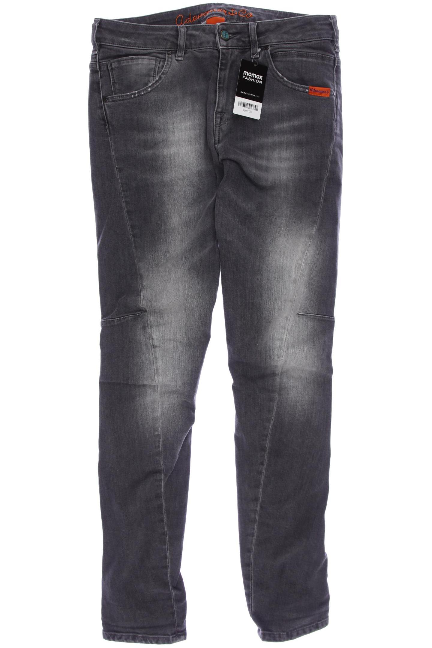 

Adenauer & Co Damen Jeans, grau, Gr. 25