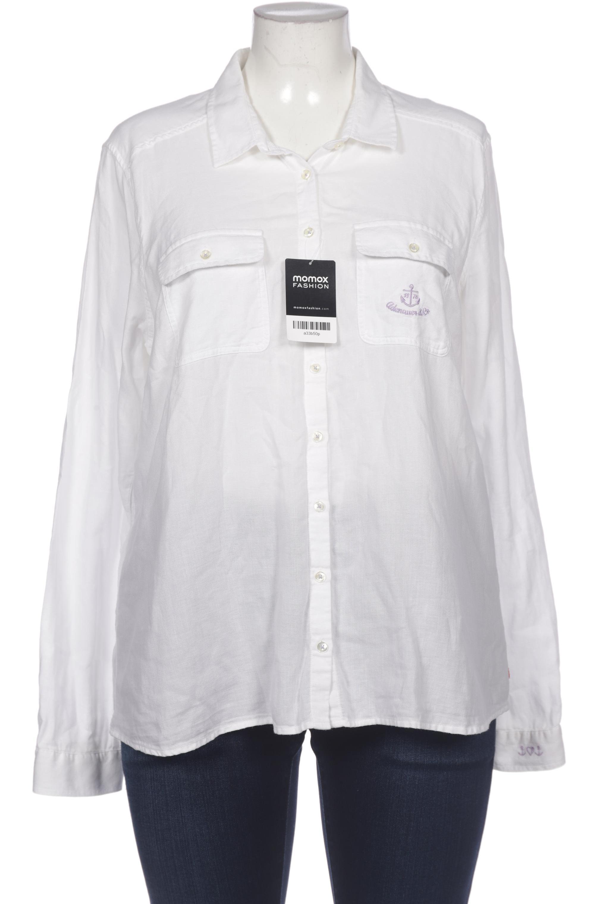 

Adenauer & Co Damen Bluse, weiß, Gr. 46