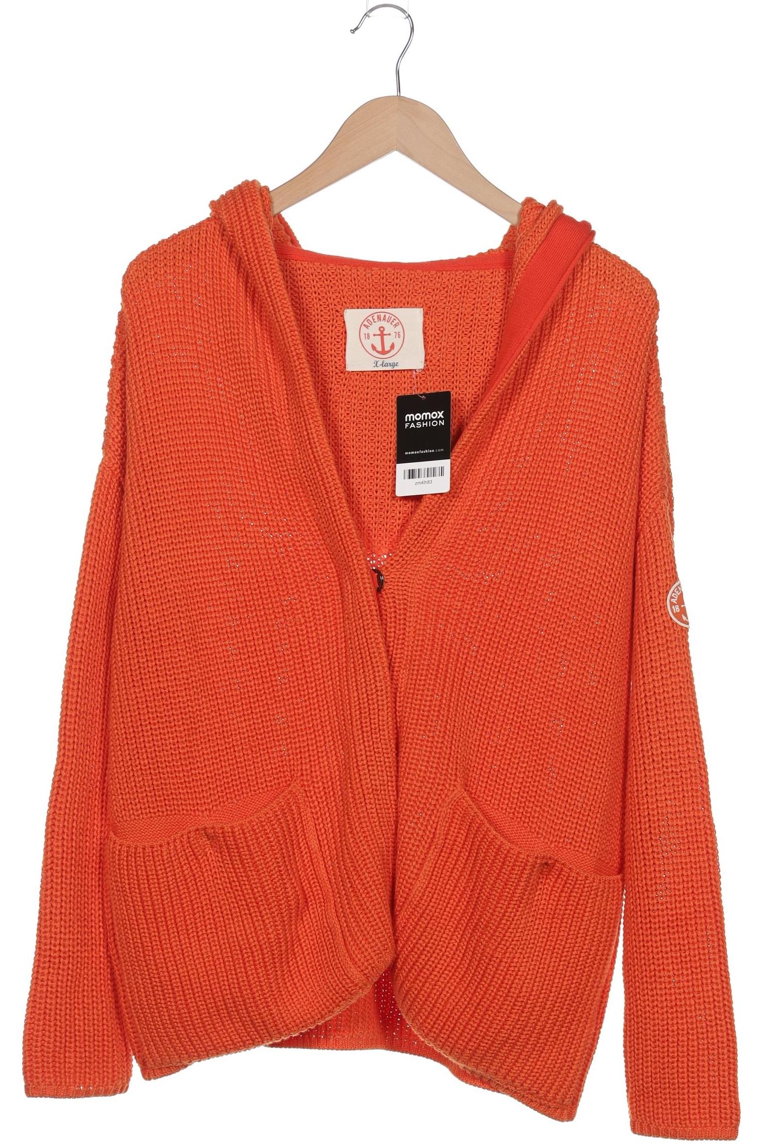 

Adenauer & Co Damen Strickjacke, orange, Gr. 44