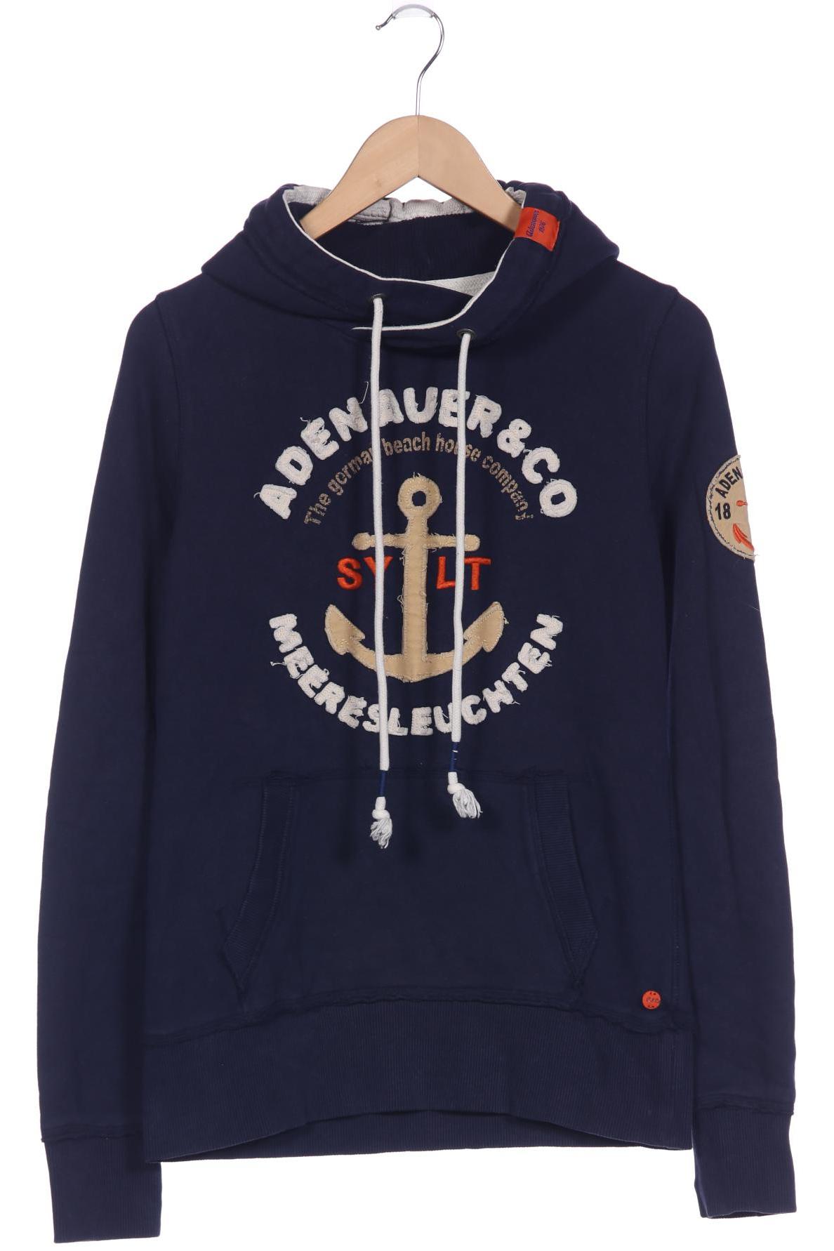 

Adenauer & Co Damen Kapuzenpullover, marineblau, Gr. 36