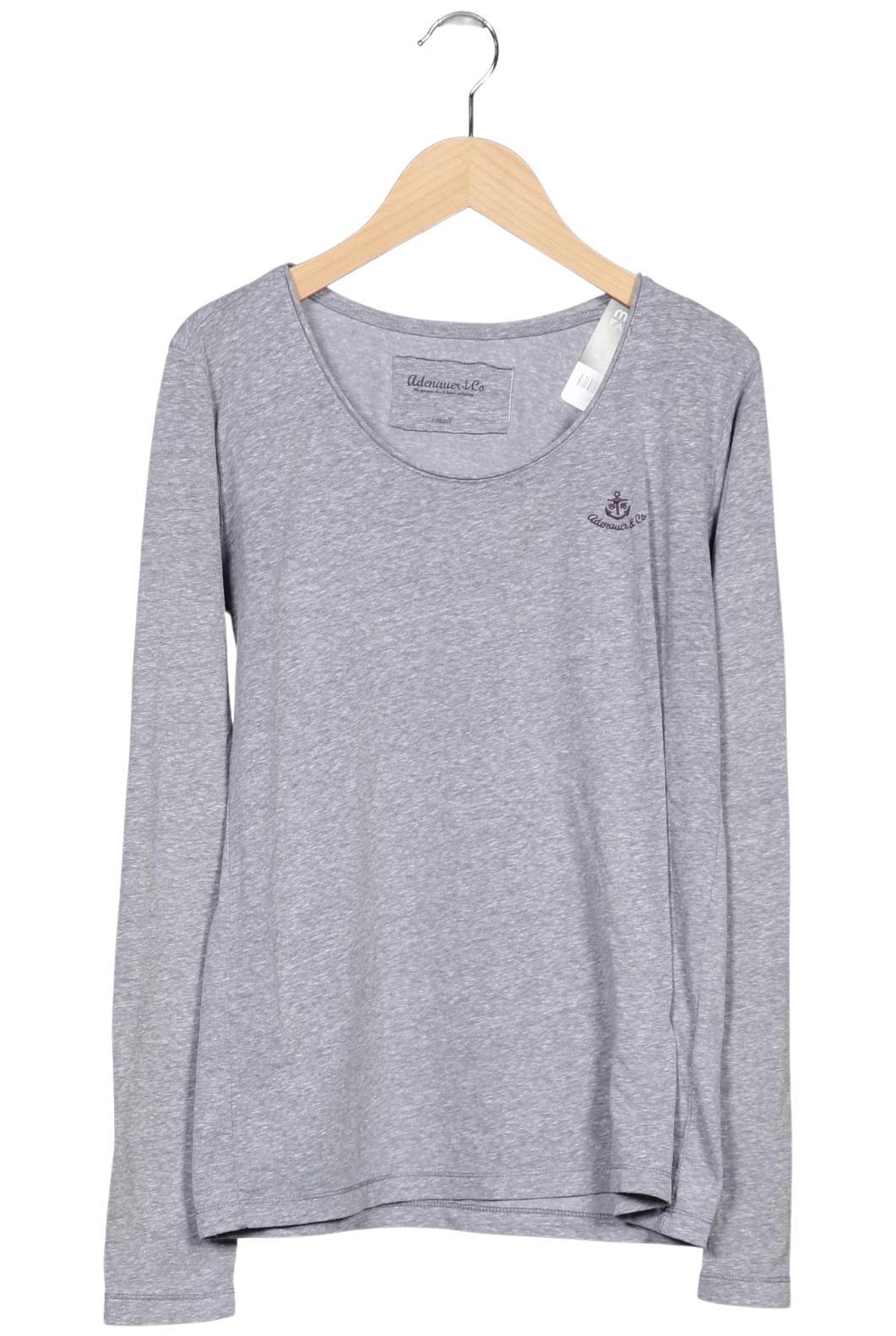 

Adenauer & Co Damen Langarmshirt, grau, Gr. 36