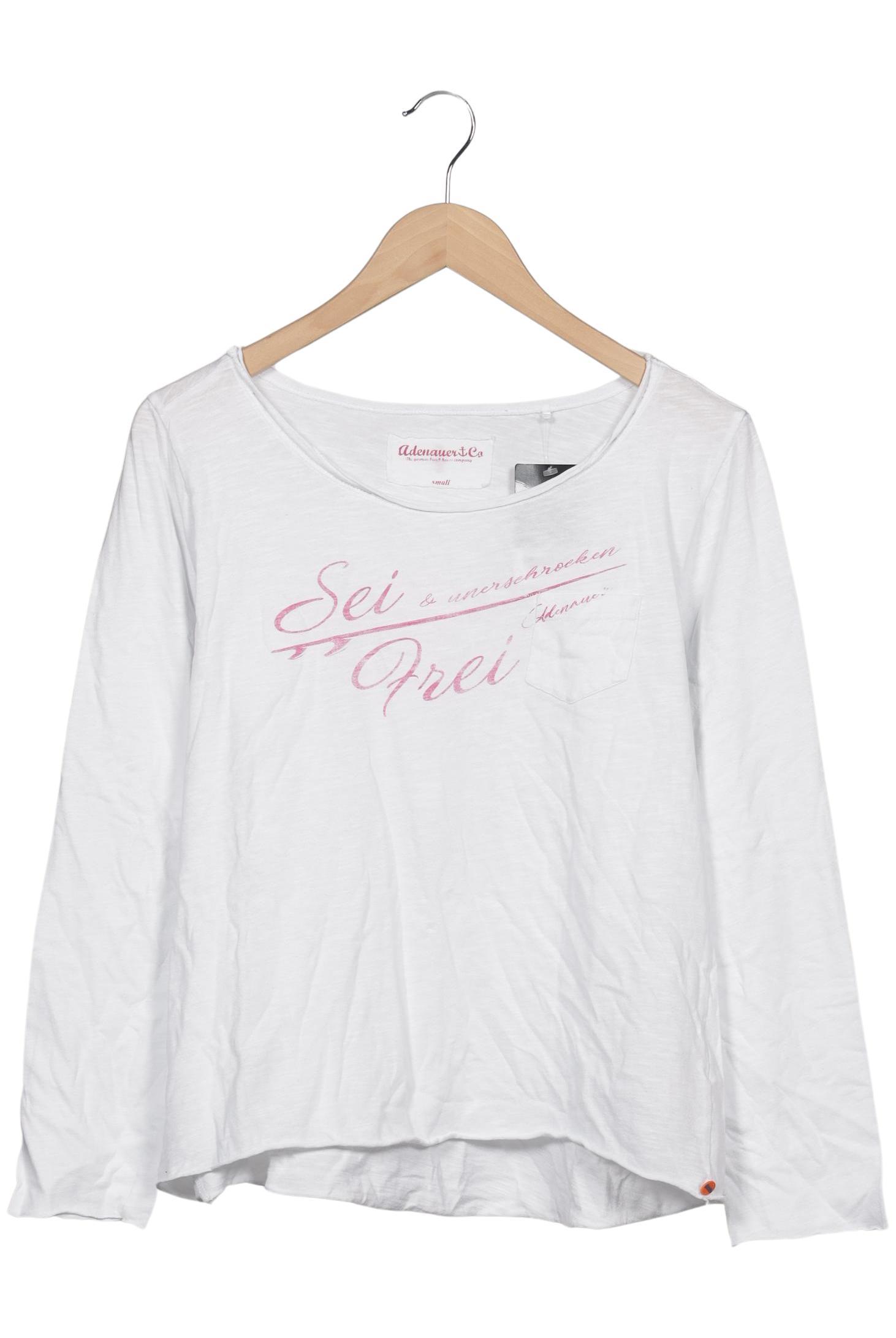 

Adenauer & Co Damen Langarmshirt, weiß, Gr. 36