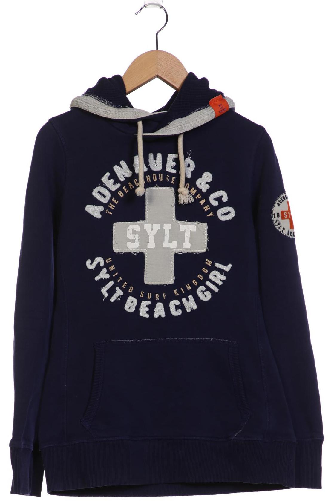 

Adenauer & Co Damen Kapuzenpullover, marineblau, Gr. 36