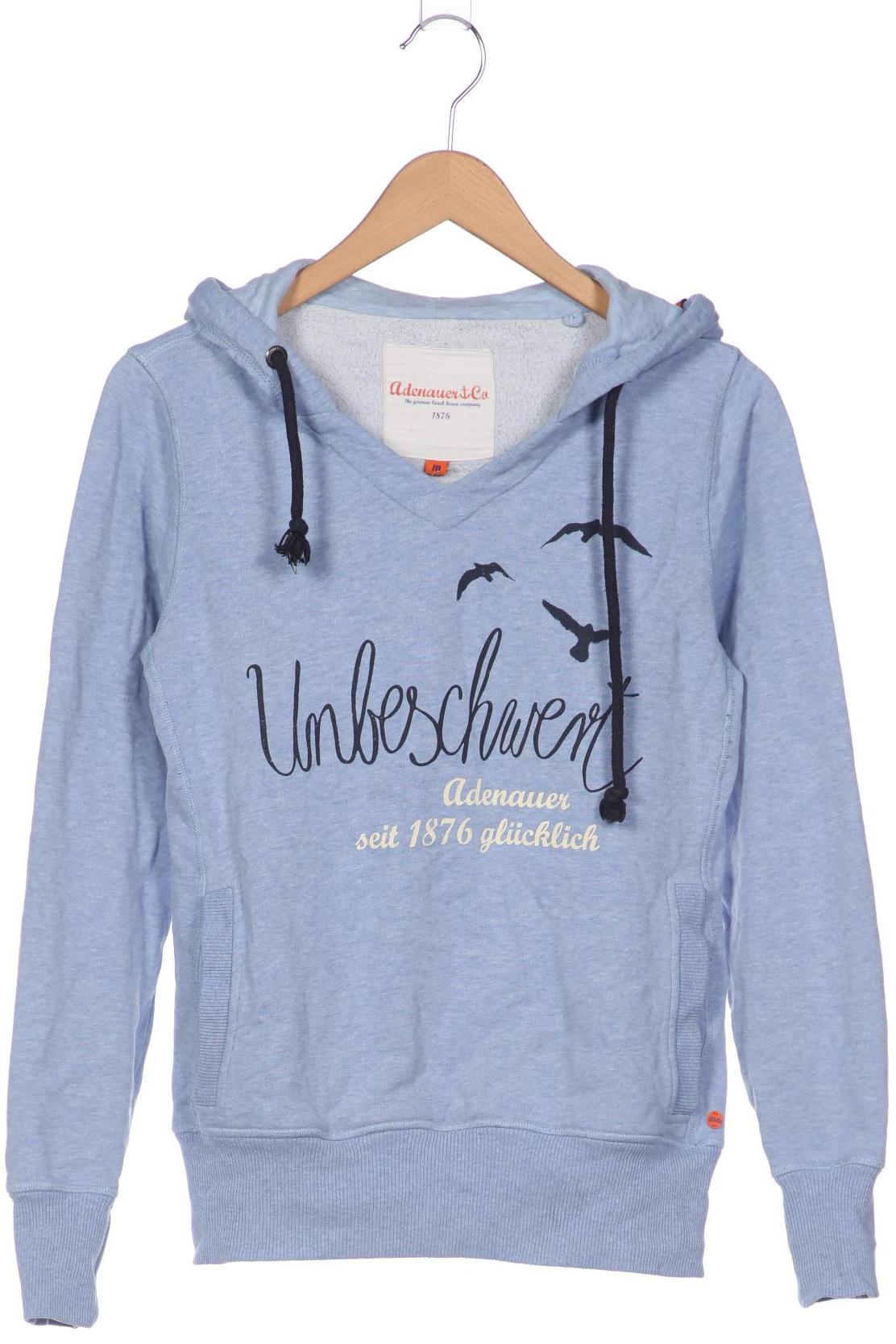 

Adenauer & Co Damen Kapuzenpullover, hellblau, Gr. 38