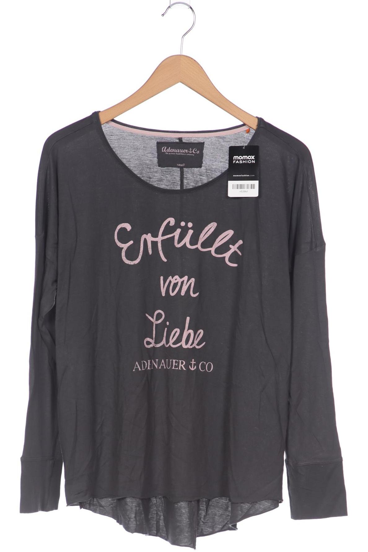 

Adenauer & Co Damen Langarmshirt, grau, Gr. 36
