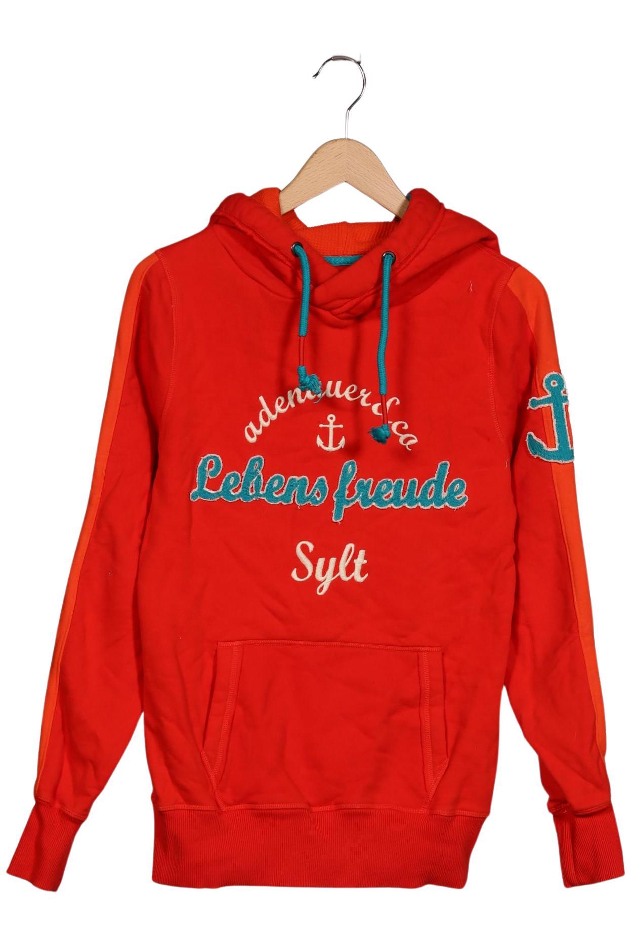 

Adenauer & Co Damen Kapuzenpullover, rot, Gr. 38