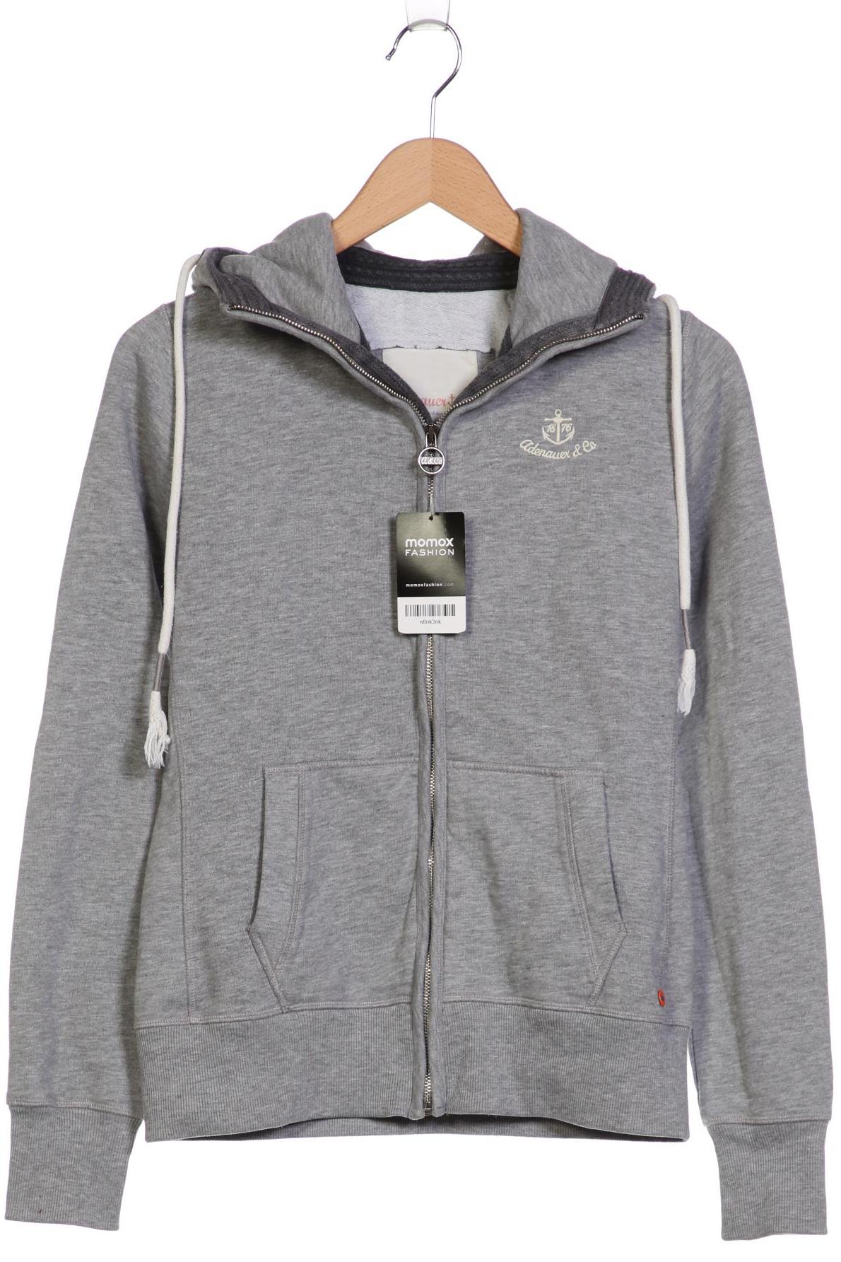 

Adenauer & Co Damen Kapuzenpullover, grau, Gr. 36