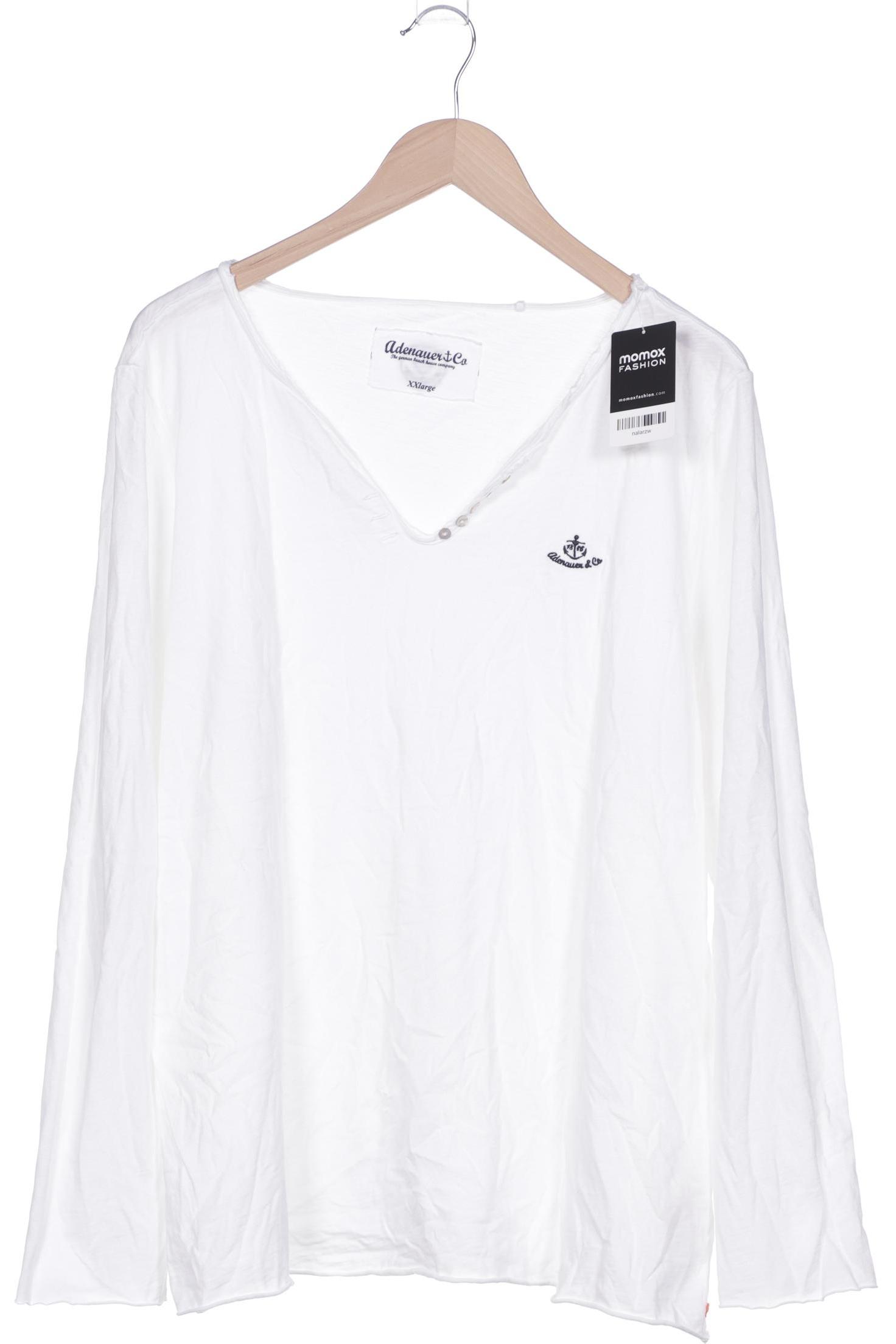 

Adenauer & Co Damen Langarmshirt, weiß, Gr. 46
