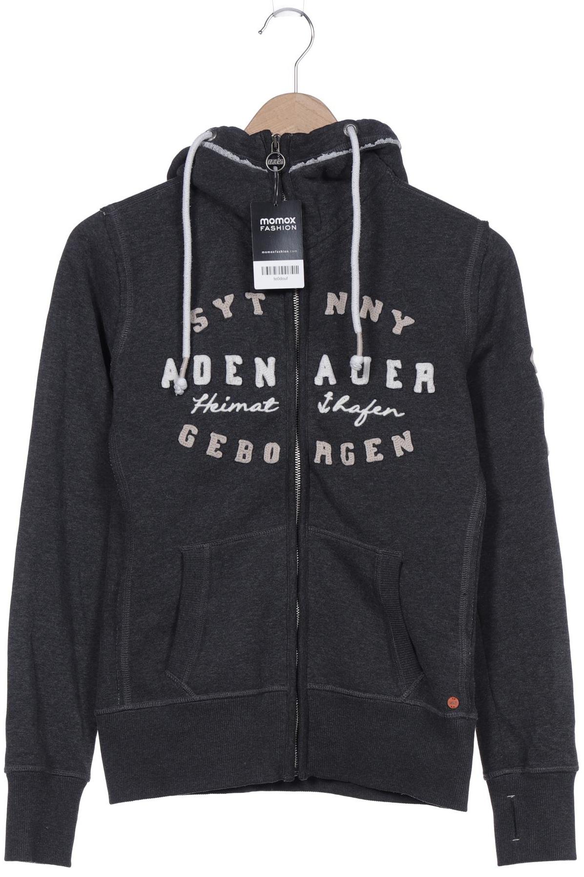 

Adenauer & Co Damen Kapuzenpullover, grau, Gr. 36